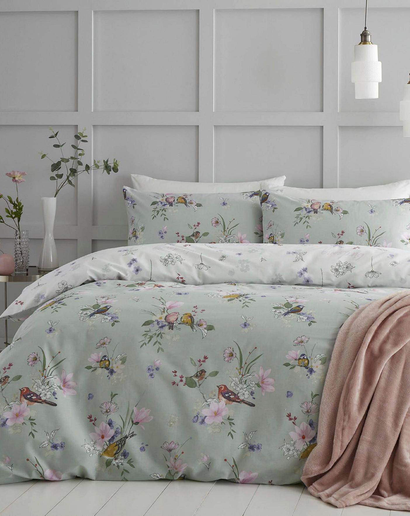 Catherine Lansfield Clarence Floral Duvet Set