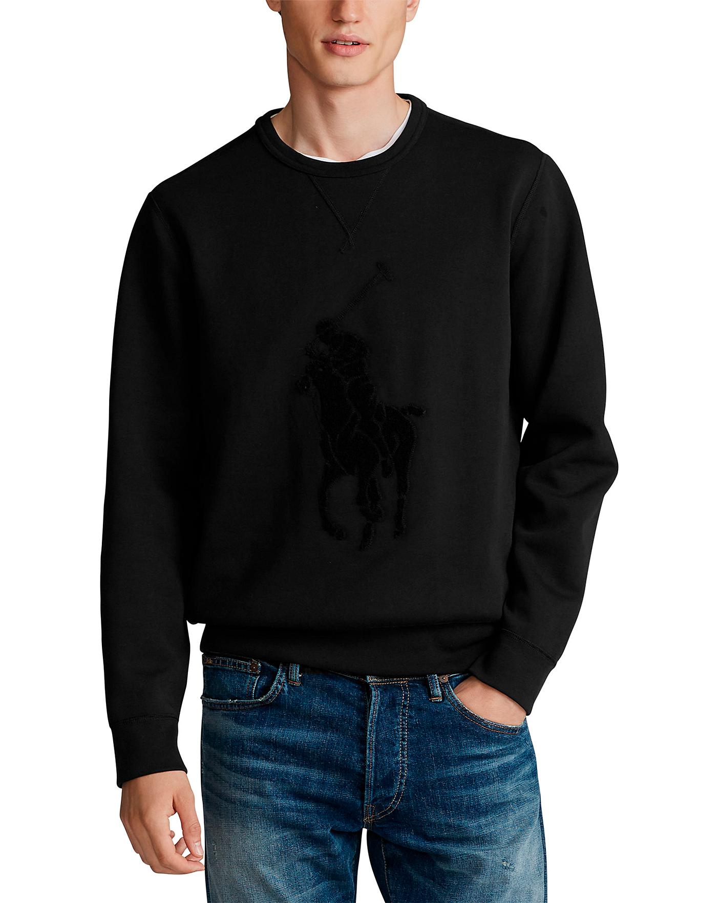 polo player sweatshirt