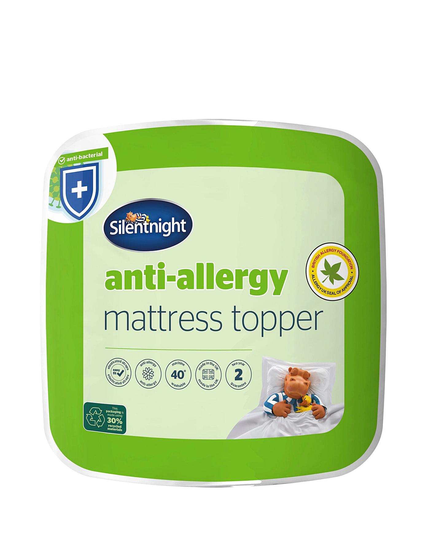 Silentnight Anti Allergy Mattress Topper J D Williams