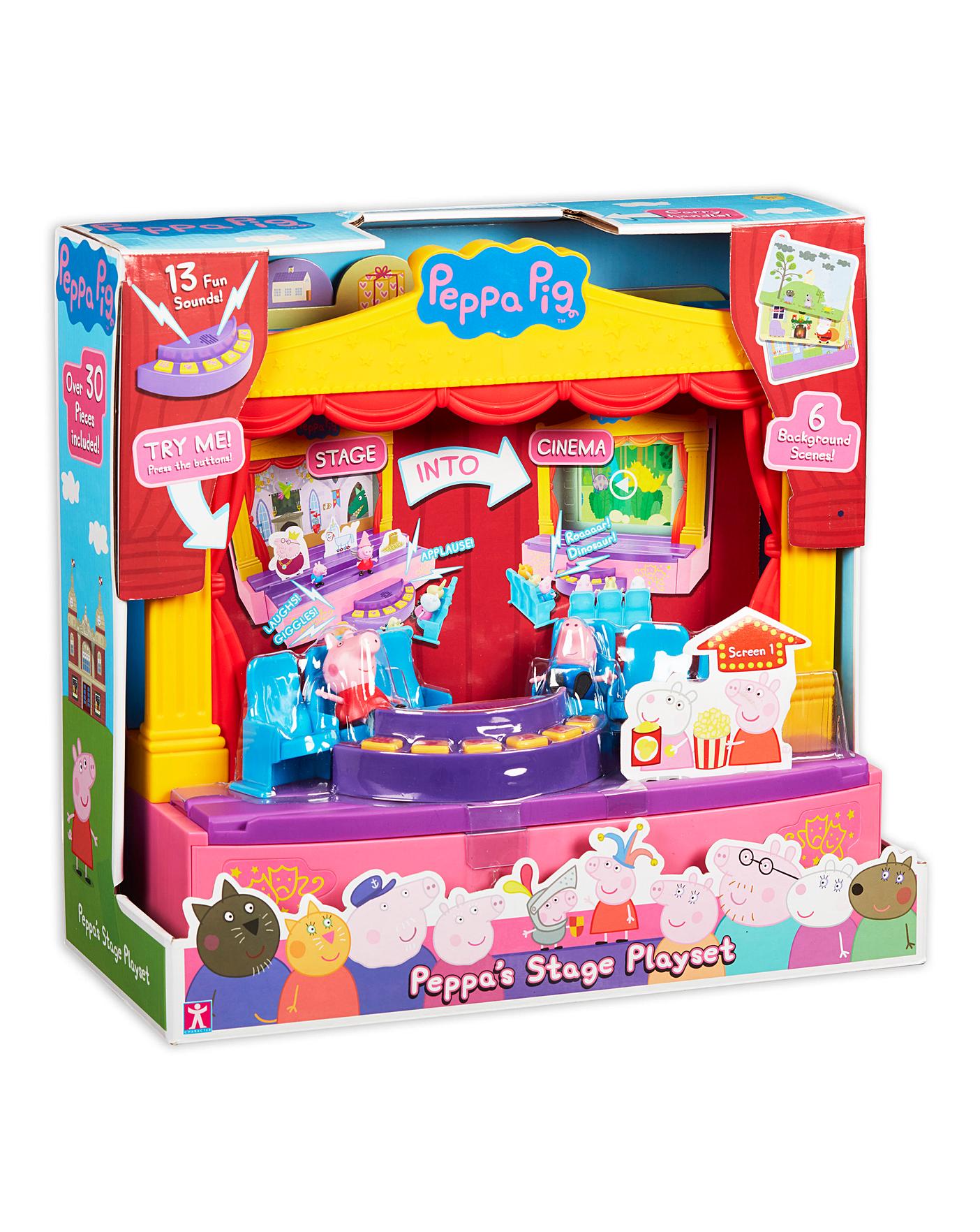 peppa pig performing arts center toy
