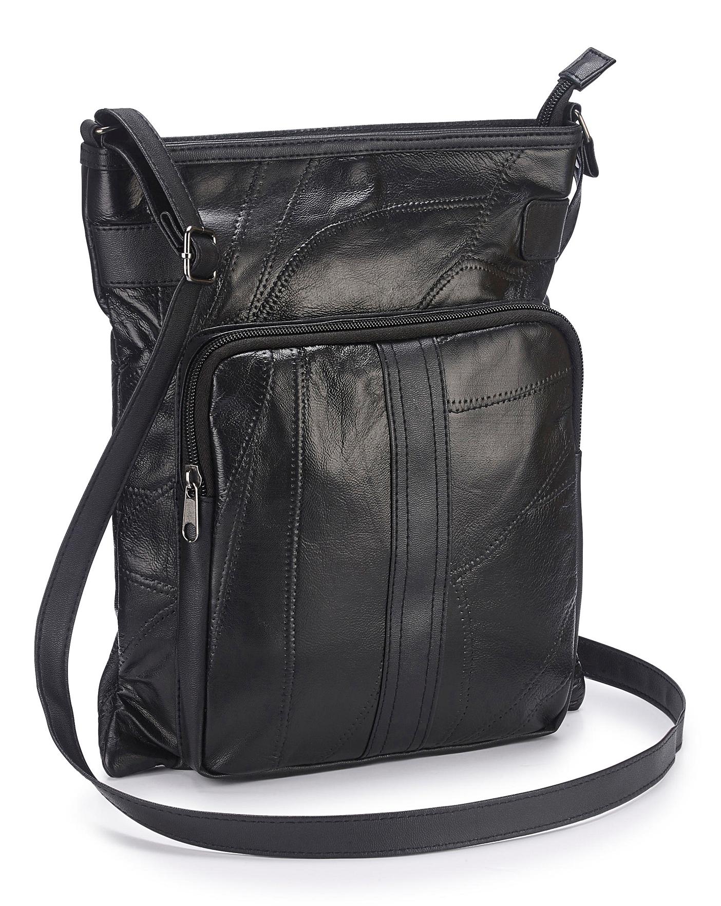 Leather Across Body Bag | J D Williams