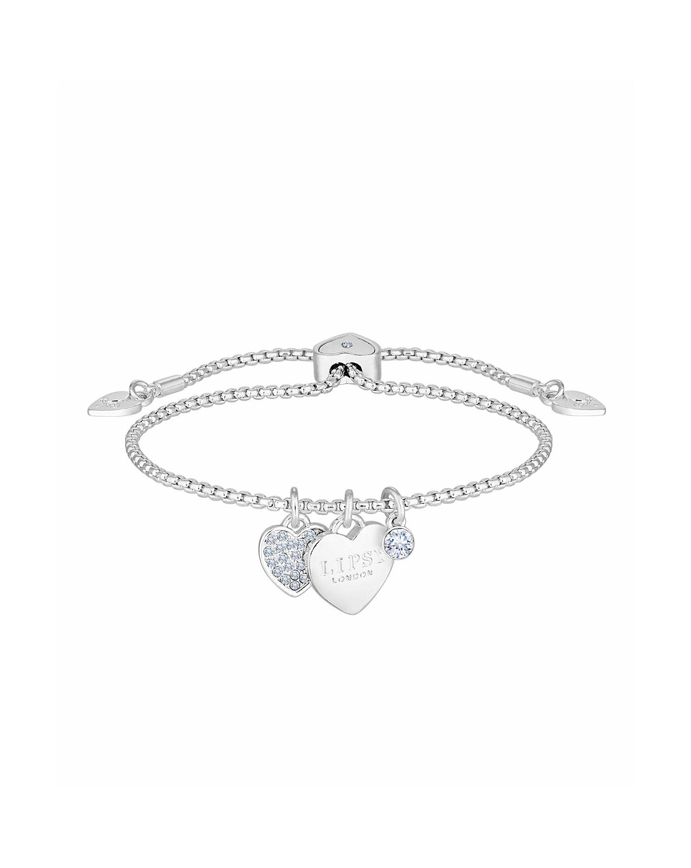 Silver Plated Crystal Heart Charm Pendant Jewelry - Temu
