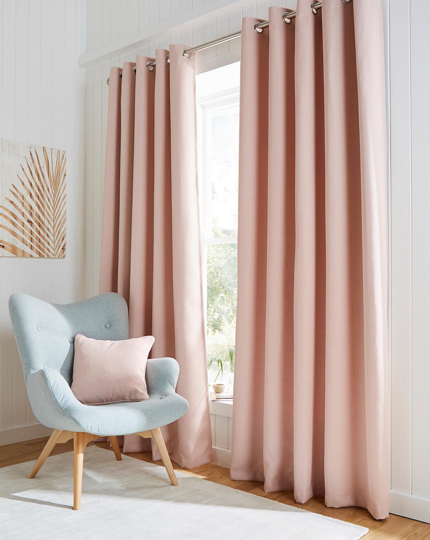 Hugo Woven Textured Blackout Curtains | Oxendales