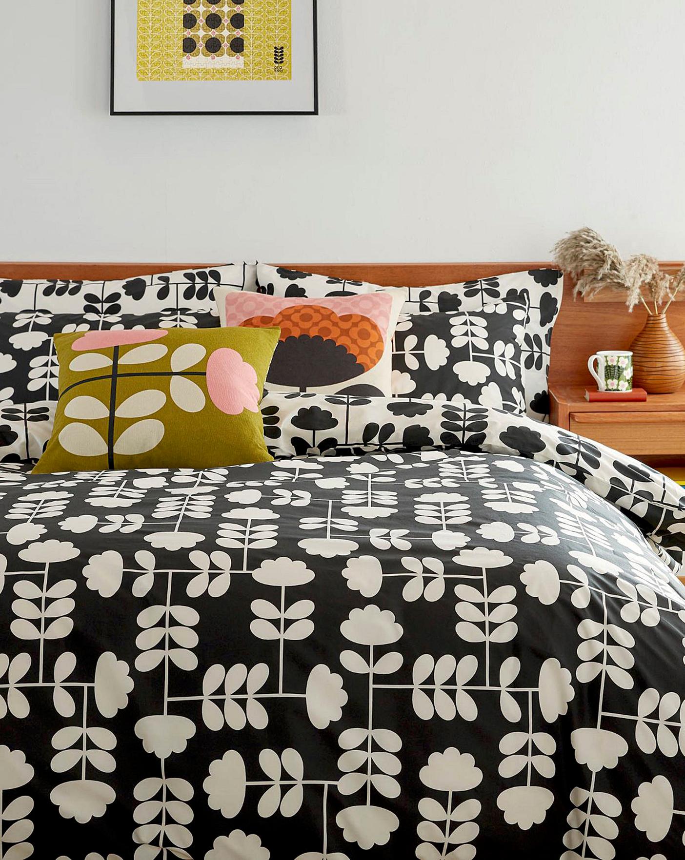 Orla Kiely Cut Stem Monochrome Duvet Set Oxendales