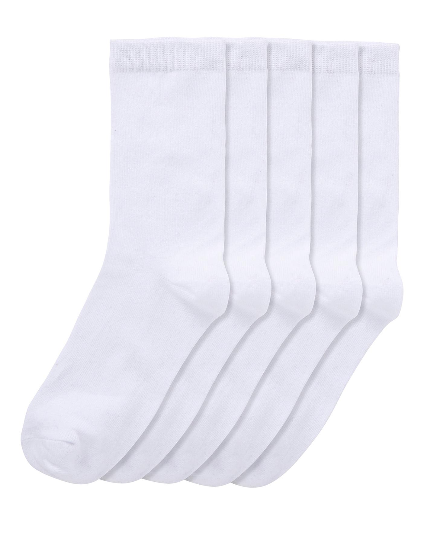 white ankle socks