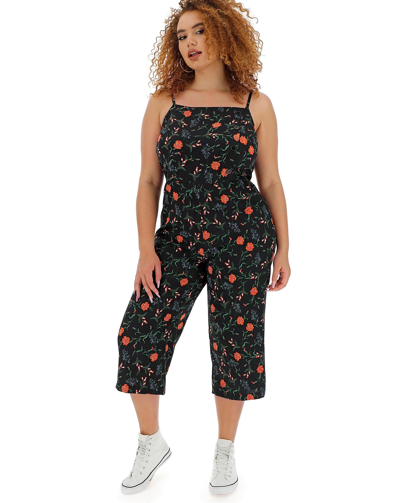 overall culotte jumpsuit