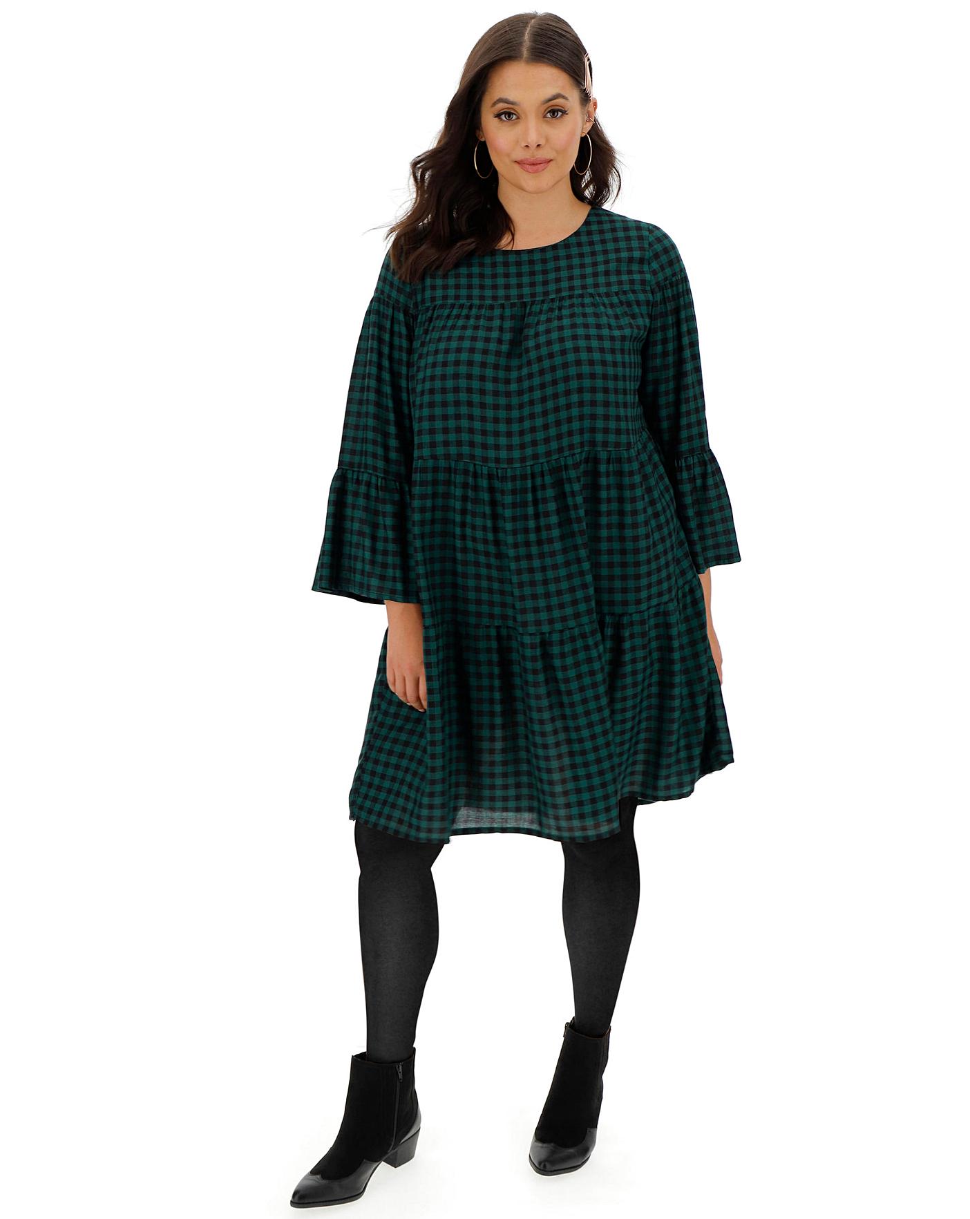 knee length smock dress