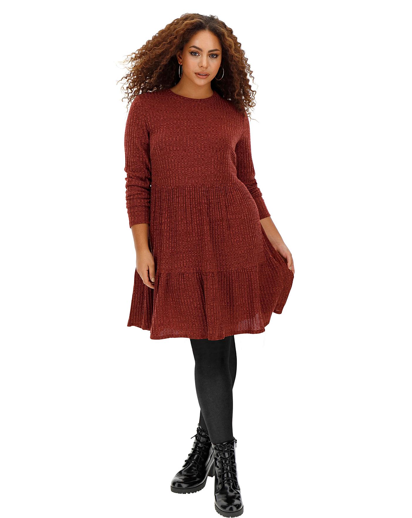knee length smock dress