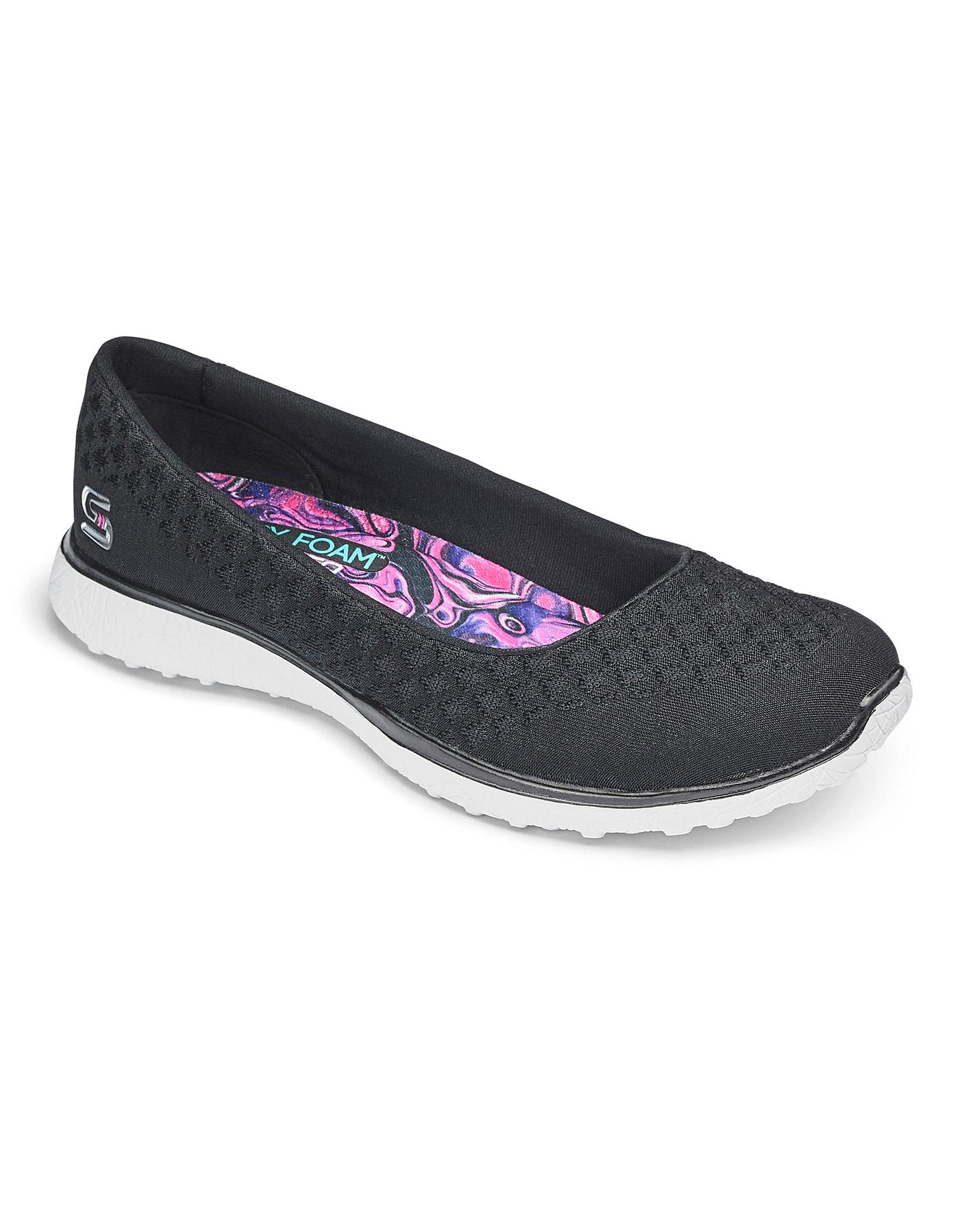 skechers microburst std fit trainers