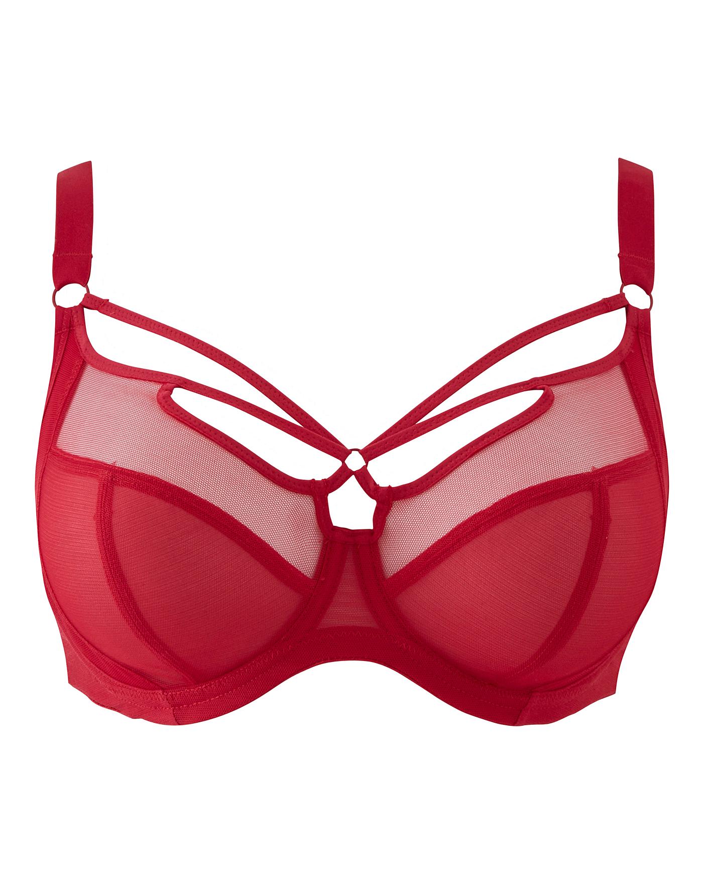 Elomi Sachi Plunge Wired Ruby Bra Simply Be