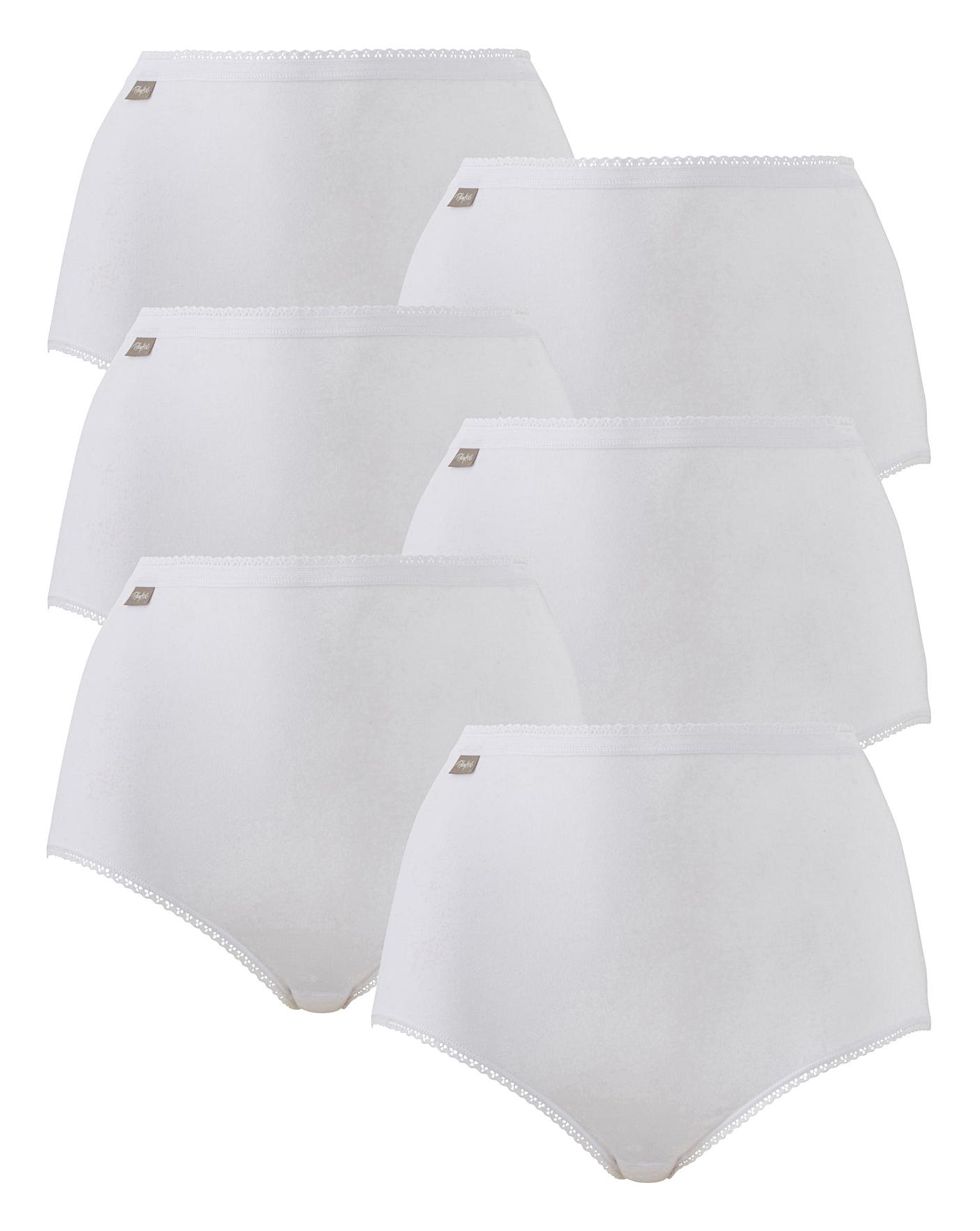 Playtex Cherish 6Pack Maxi Briefs NEW Oxendales
