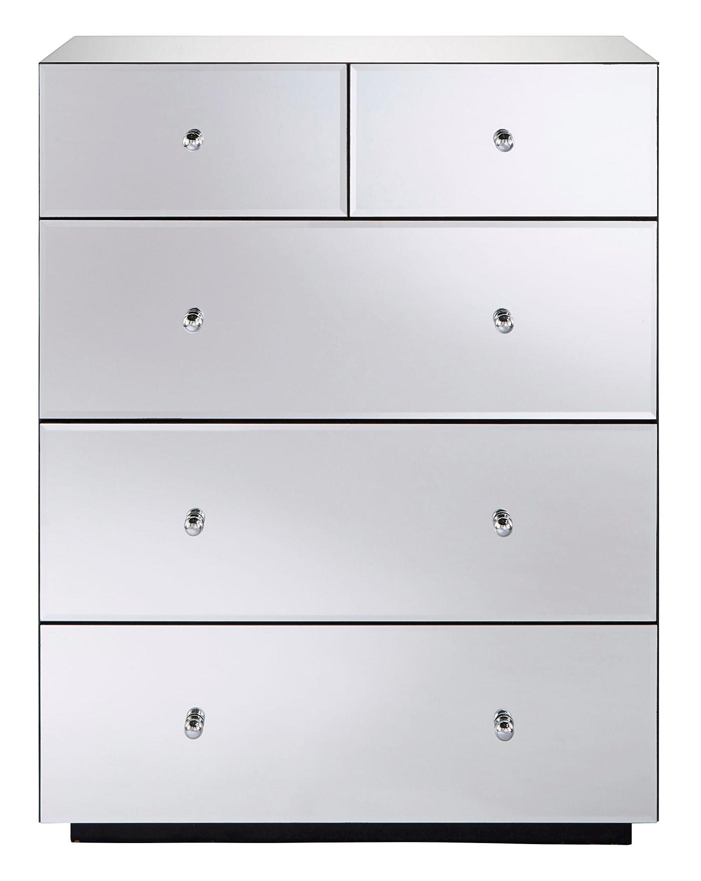Mirage Assembled Mirror 3 2 Drawer Chest Jacamo