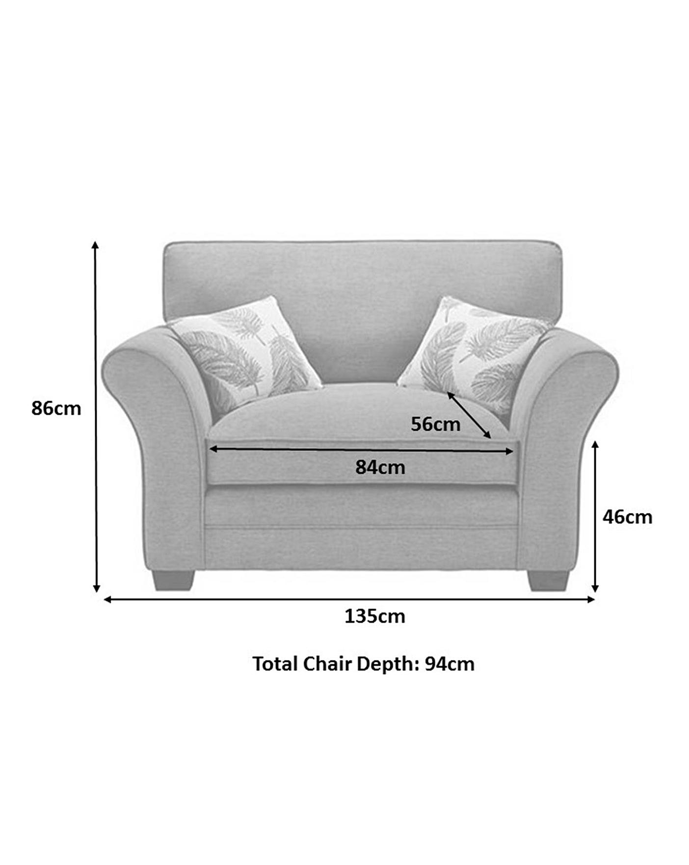 Freya Cuddle Chair J D Williams