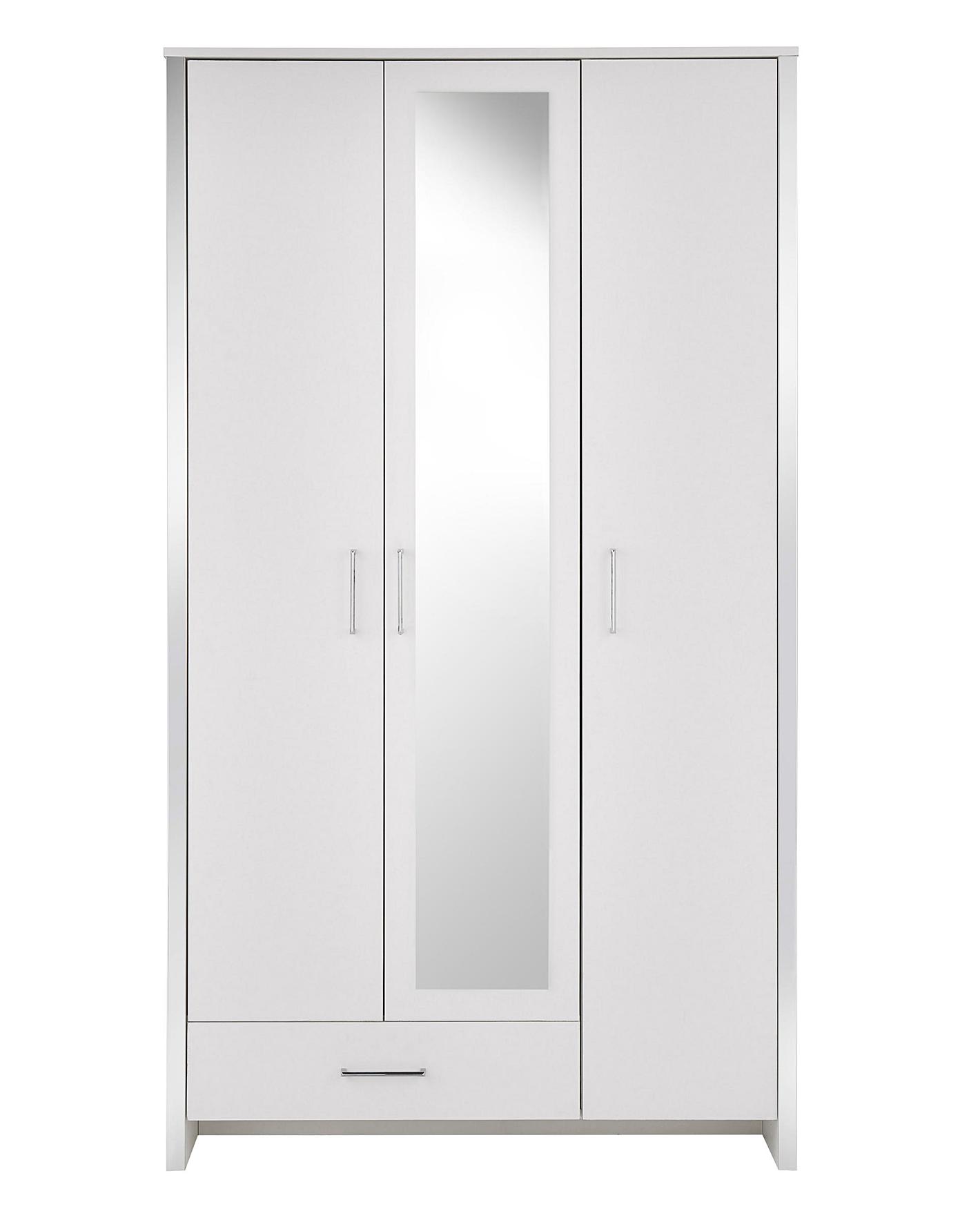 Mono 3 Door 1 Drawer Wardrobe J D Williams