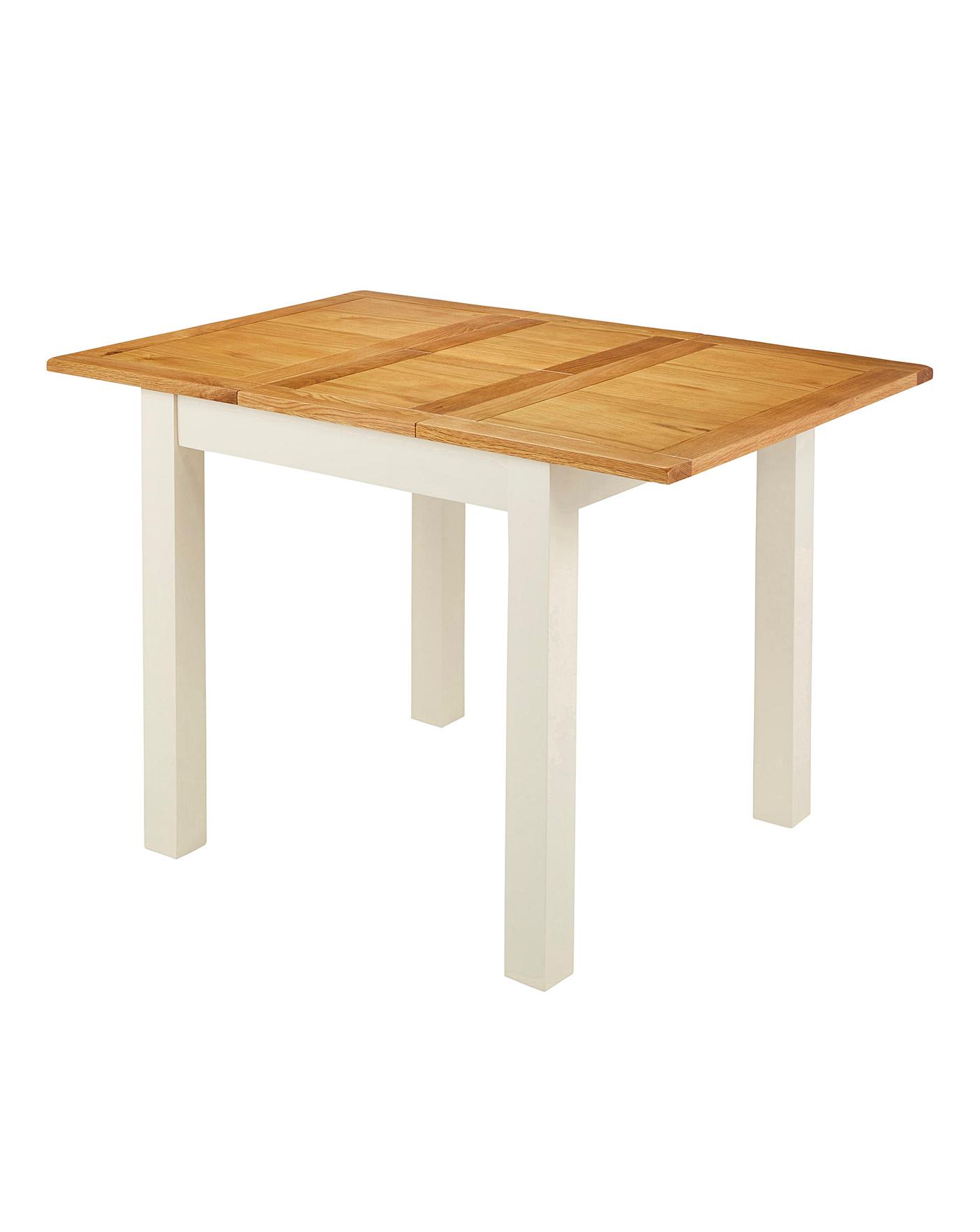Norfolk Two Tone Small Extending Table Home Essentials