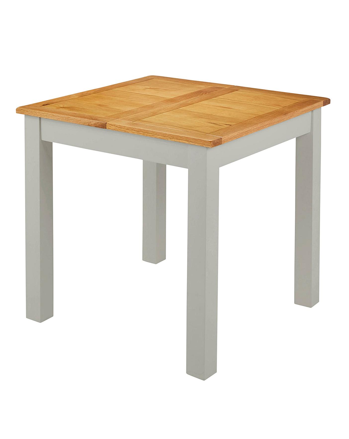 Norfolk Two Tone Small Extending Table Home Essentials