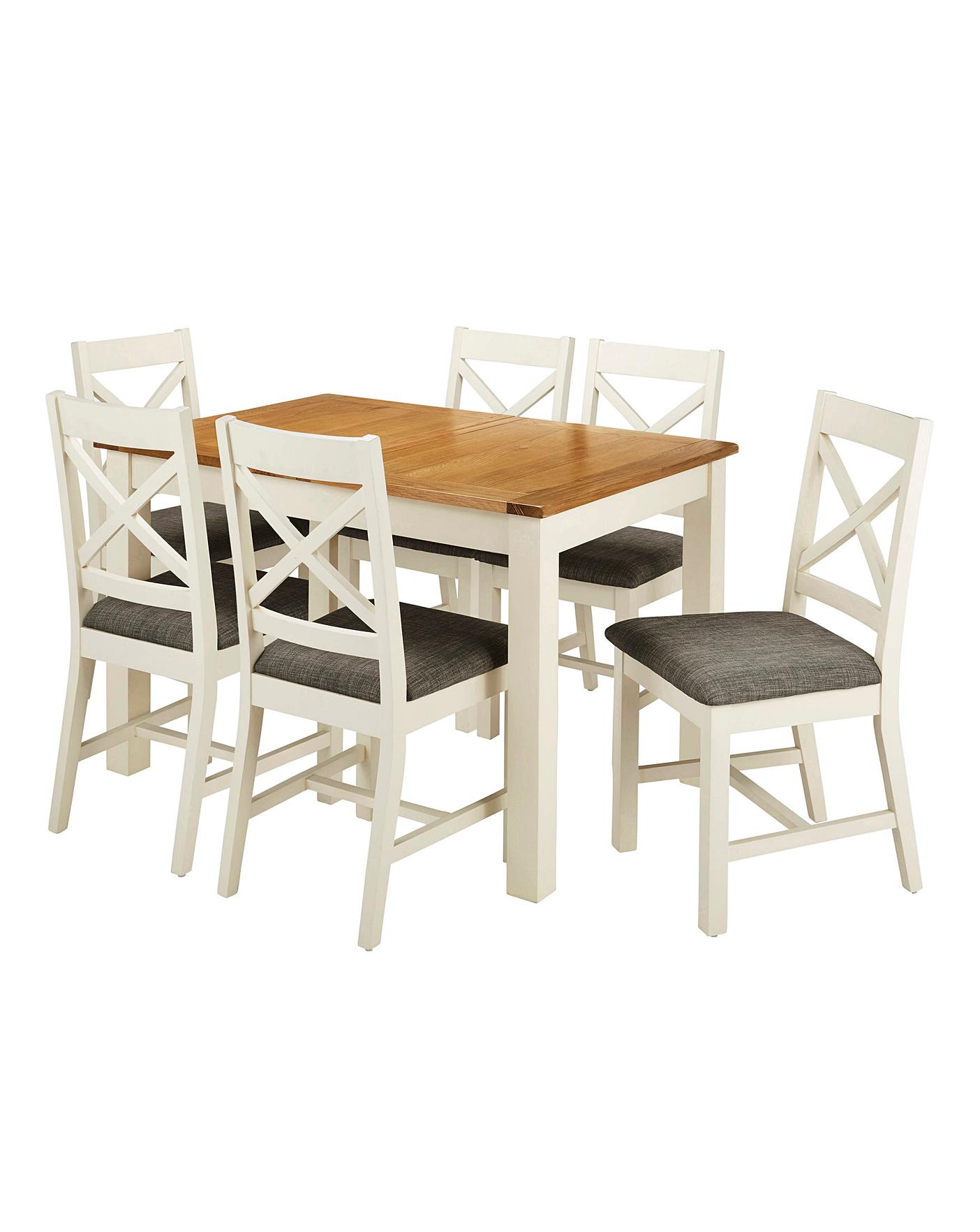 Norfolk Large Extending Table 6 Chairs Norfolk Large Extending Table 6 Chairs