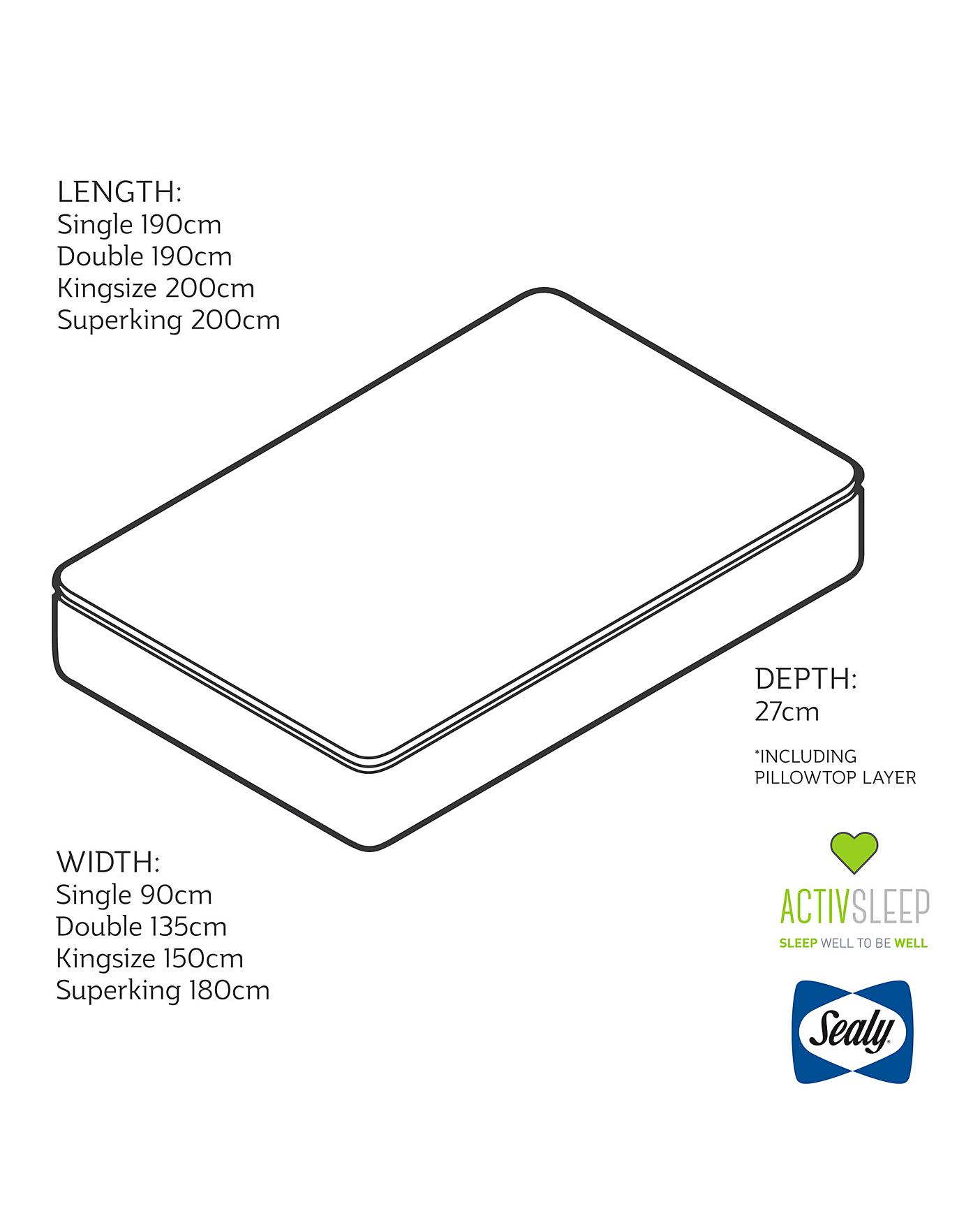 Sealy Ortho Posture Pillowtop Mattress Home Essentials