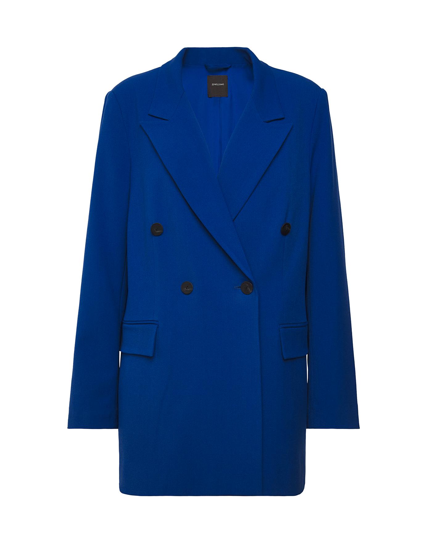 Cobalt Double Breasted Blazer | J D Williams