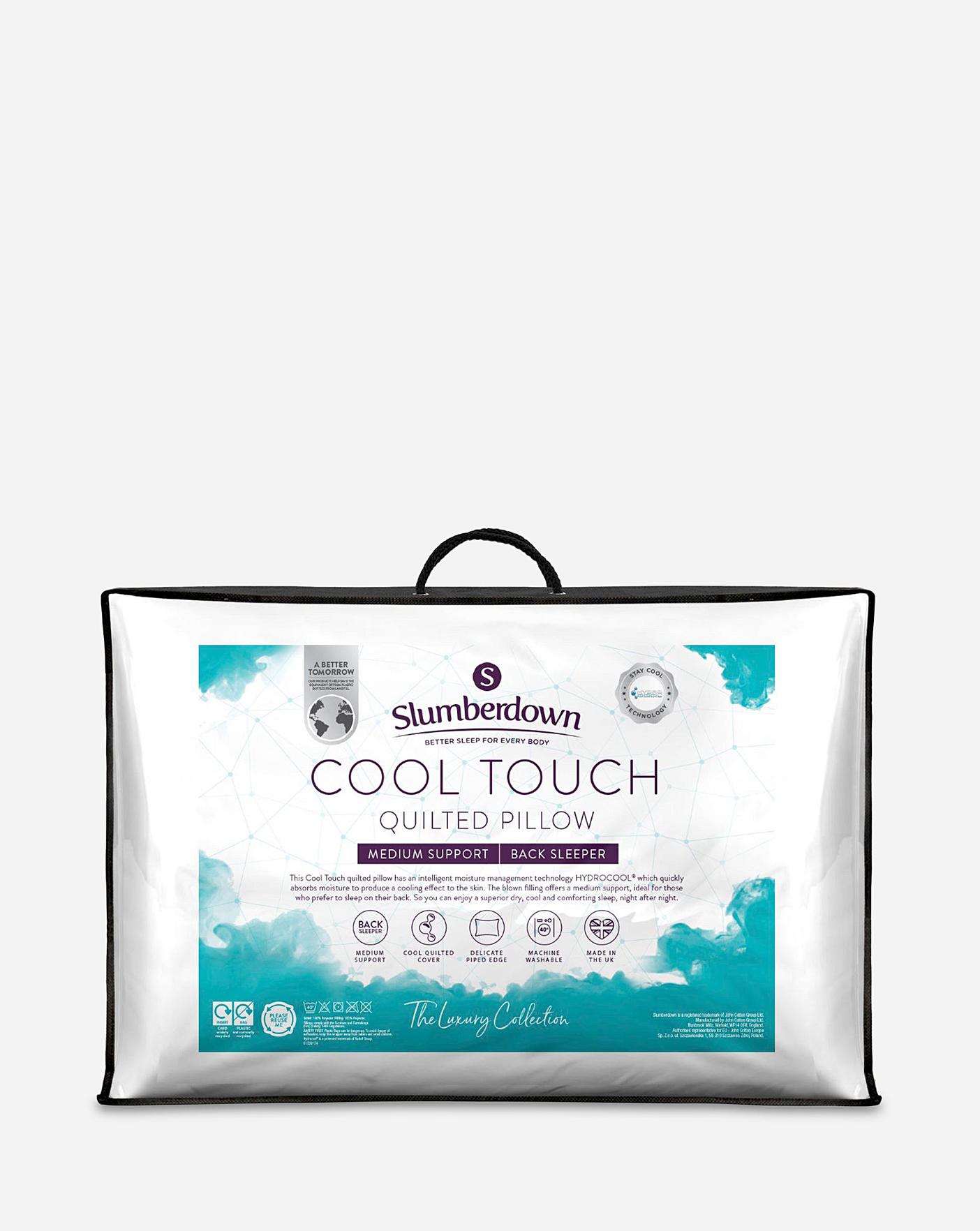 Slumberdown Luxury Cool Touch Pillow J D Williams