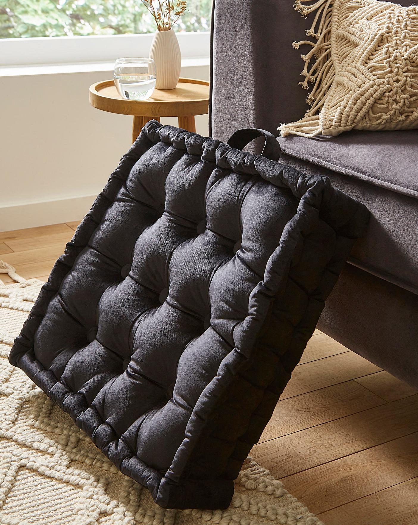 Velour Armchair Booster Cushion