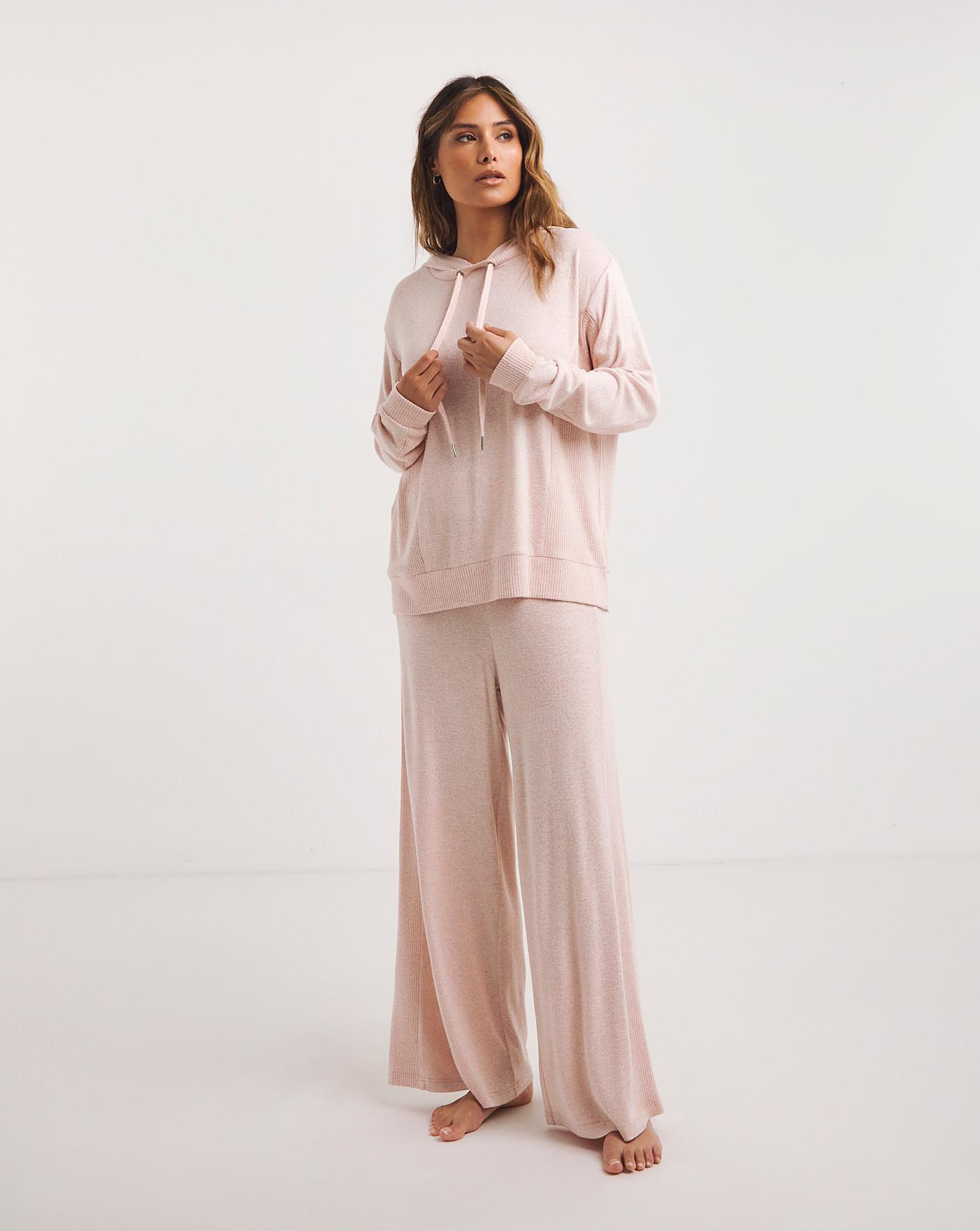 Supersoft Hoodie And Wide Leg Lounge Set | J D Williams