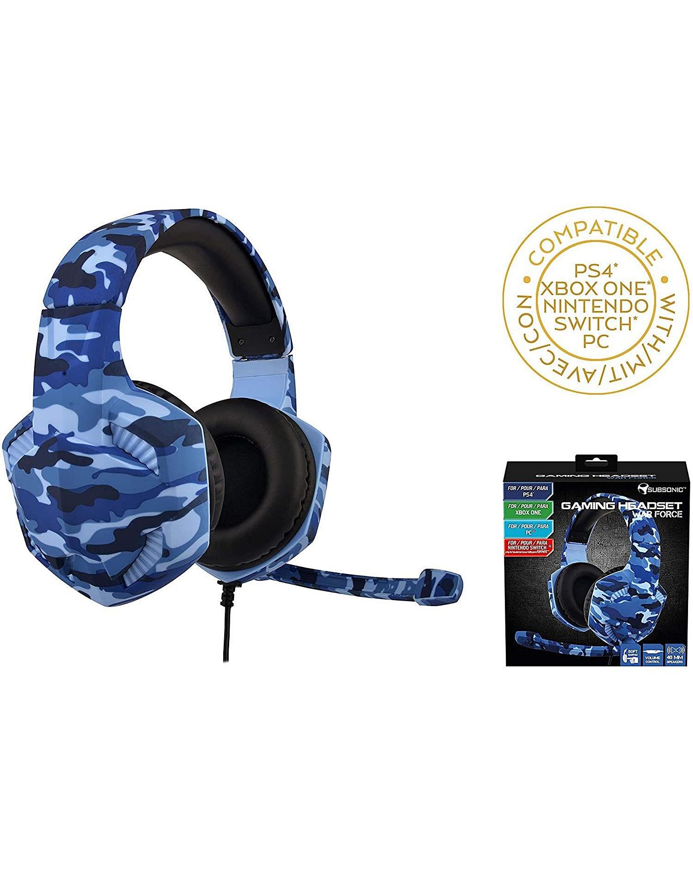 blue xbox headset
