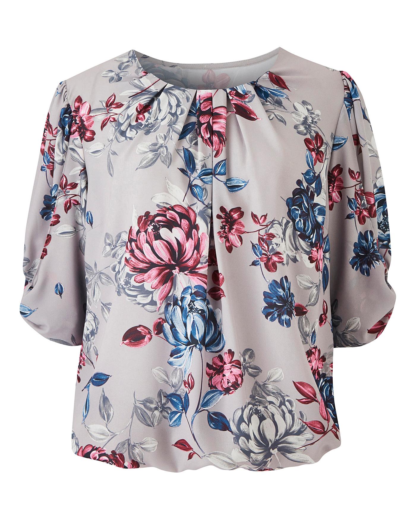 ladies bubble hem blouses