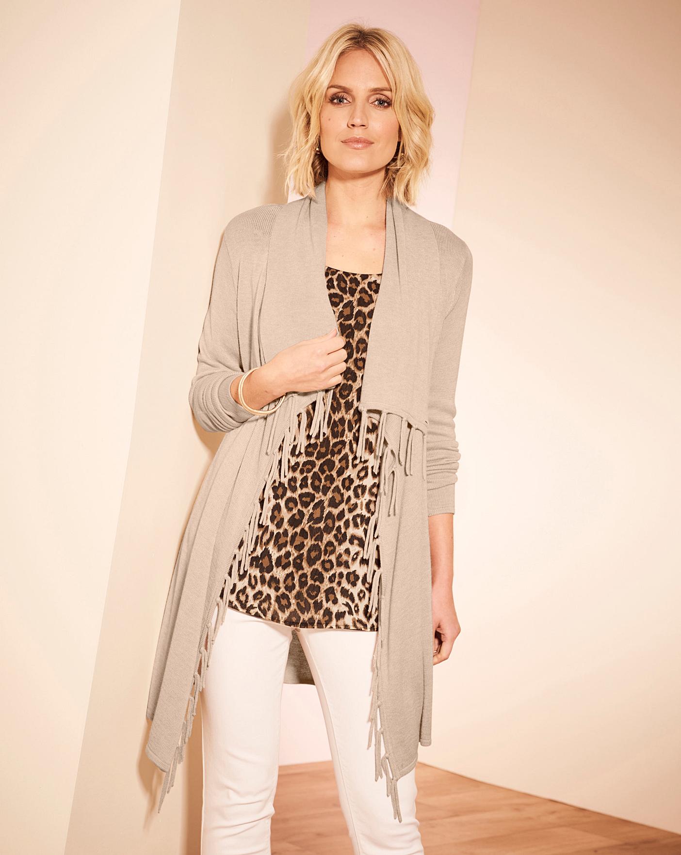 Tassel Trim Cardigan House of Bath
