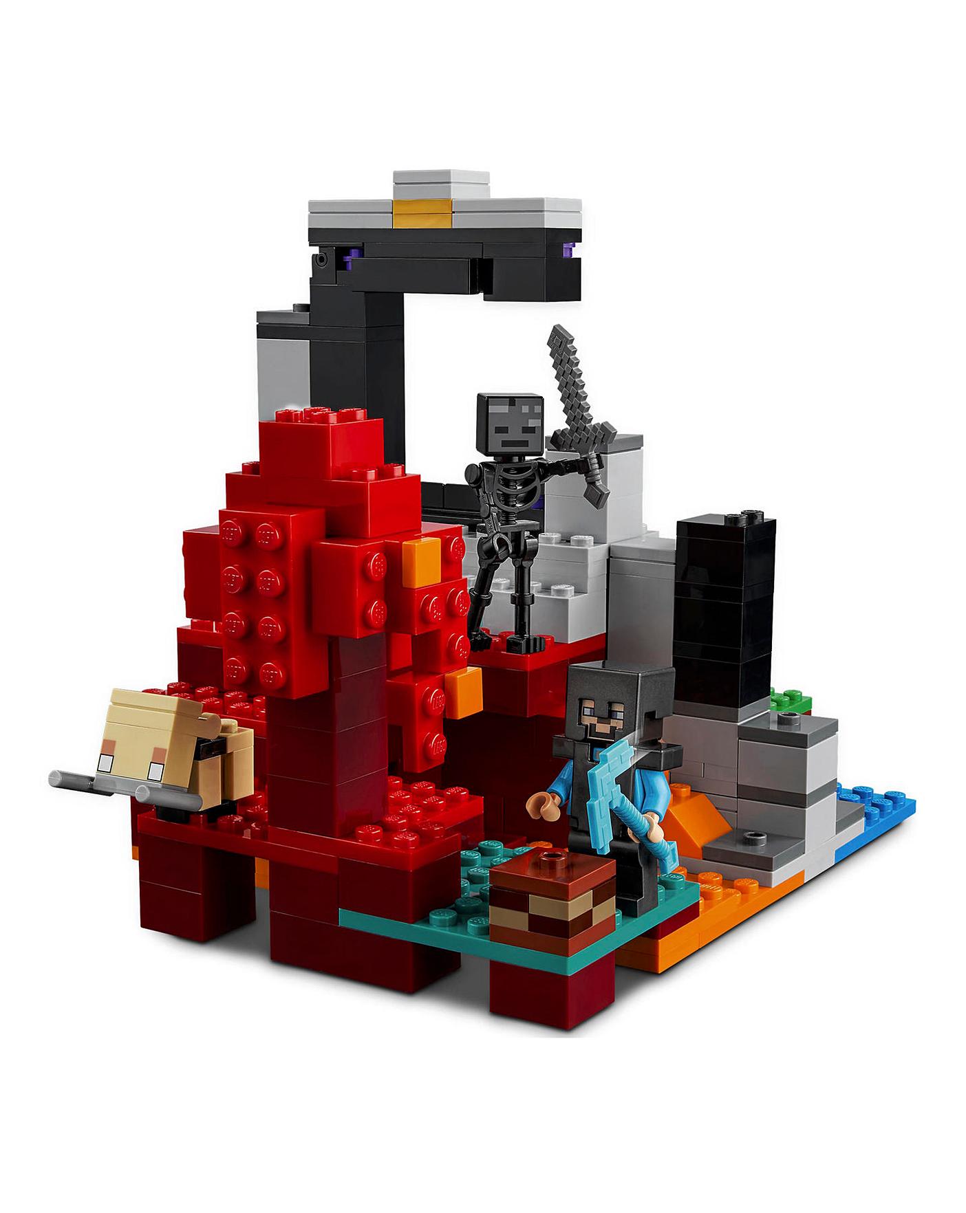 Lego Minecraft The Ruined Portal Premier Man