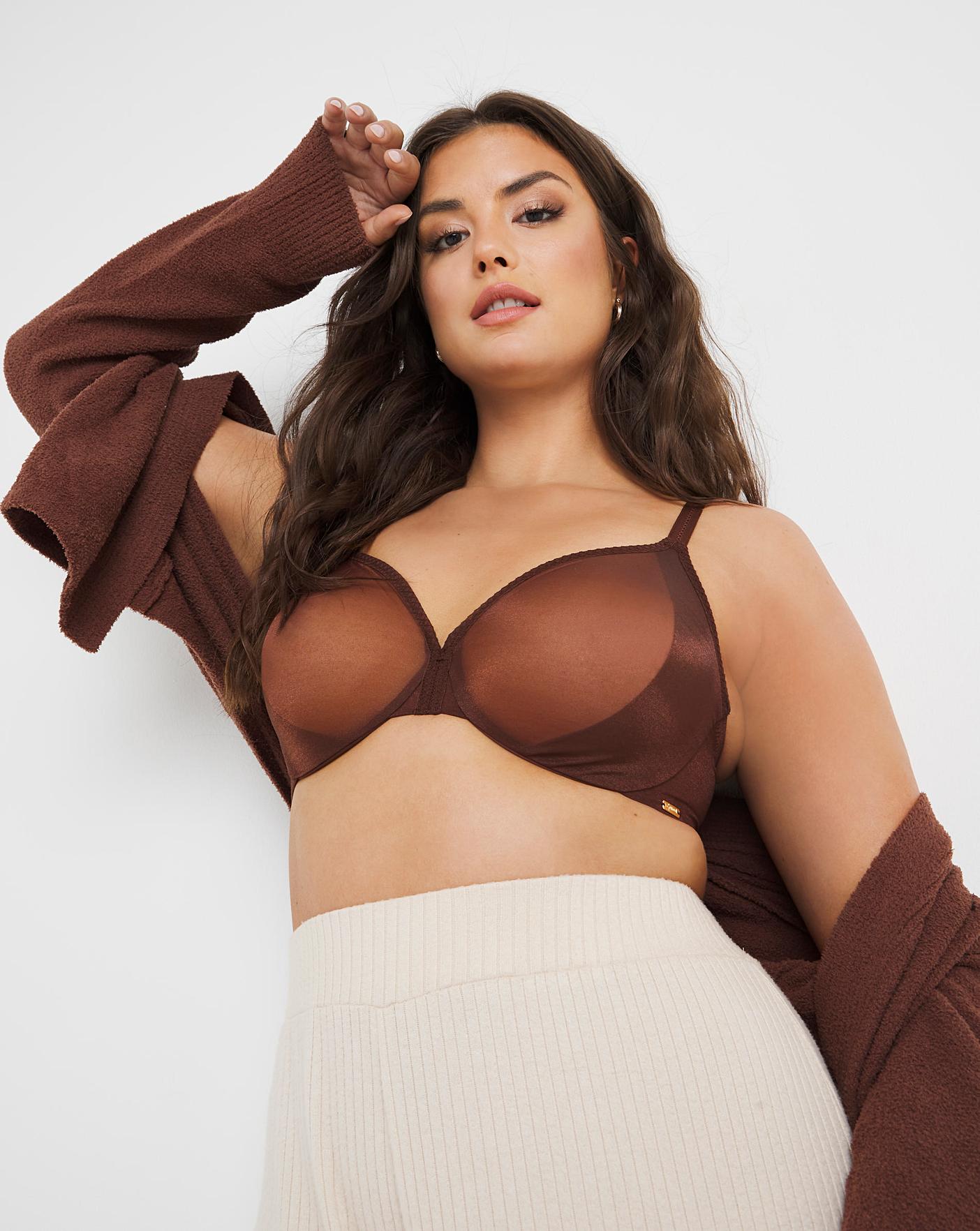 Simply be comfort bra in brown