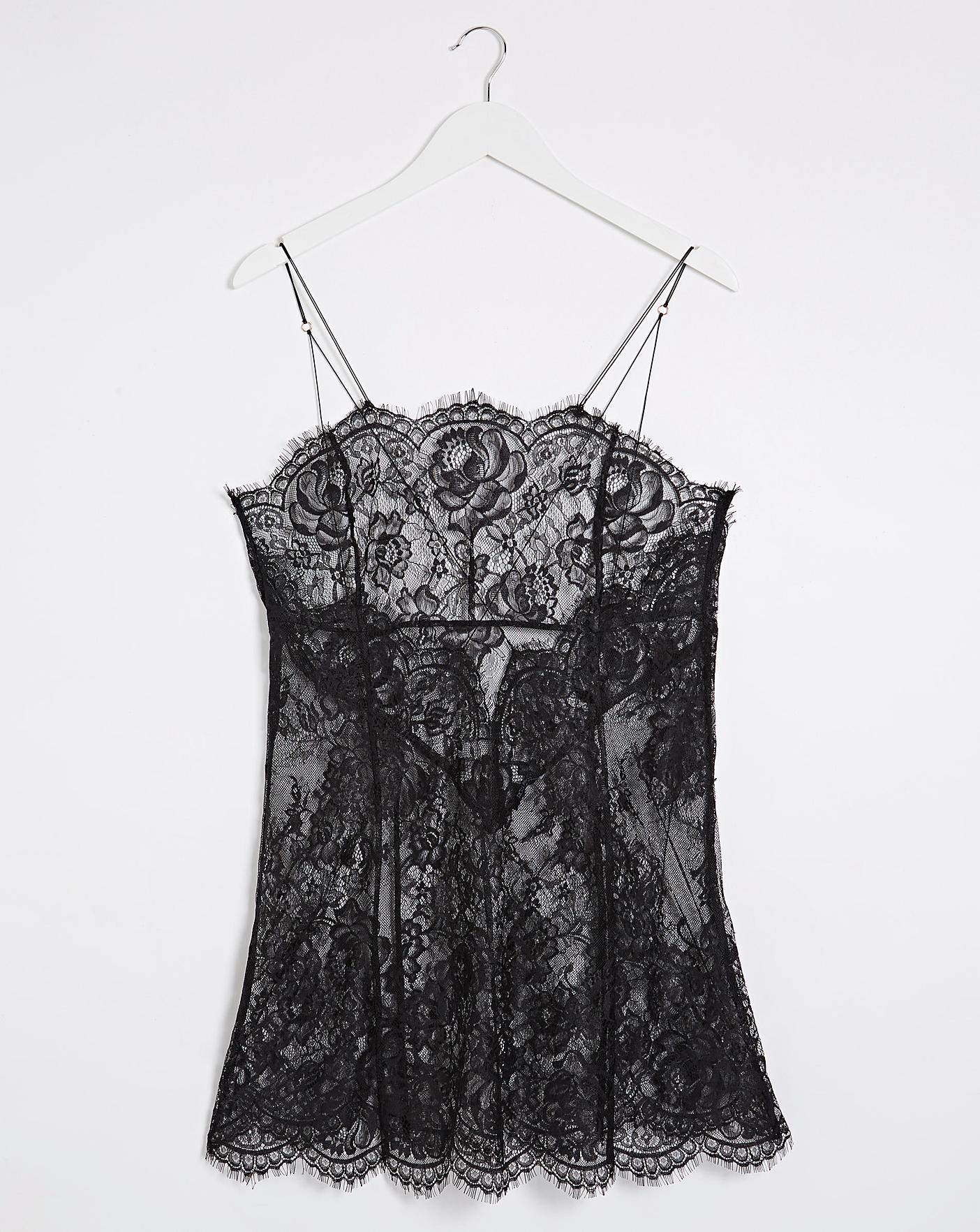 Figleaves Gigi Galloon Lace Chemise