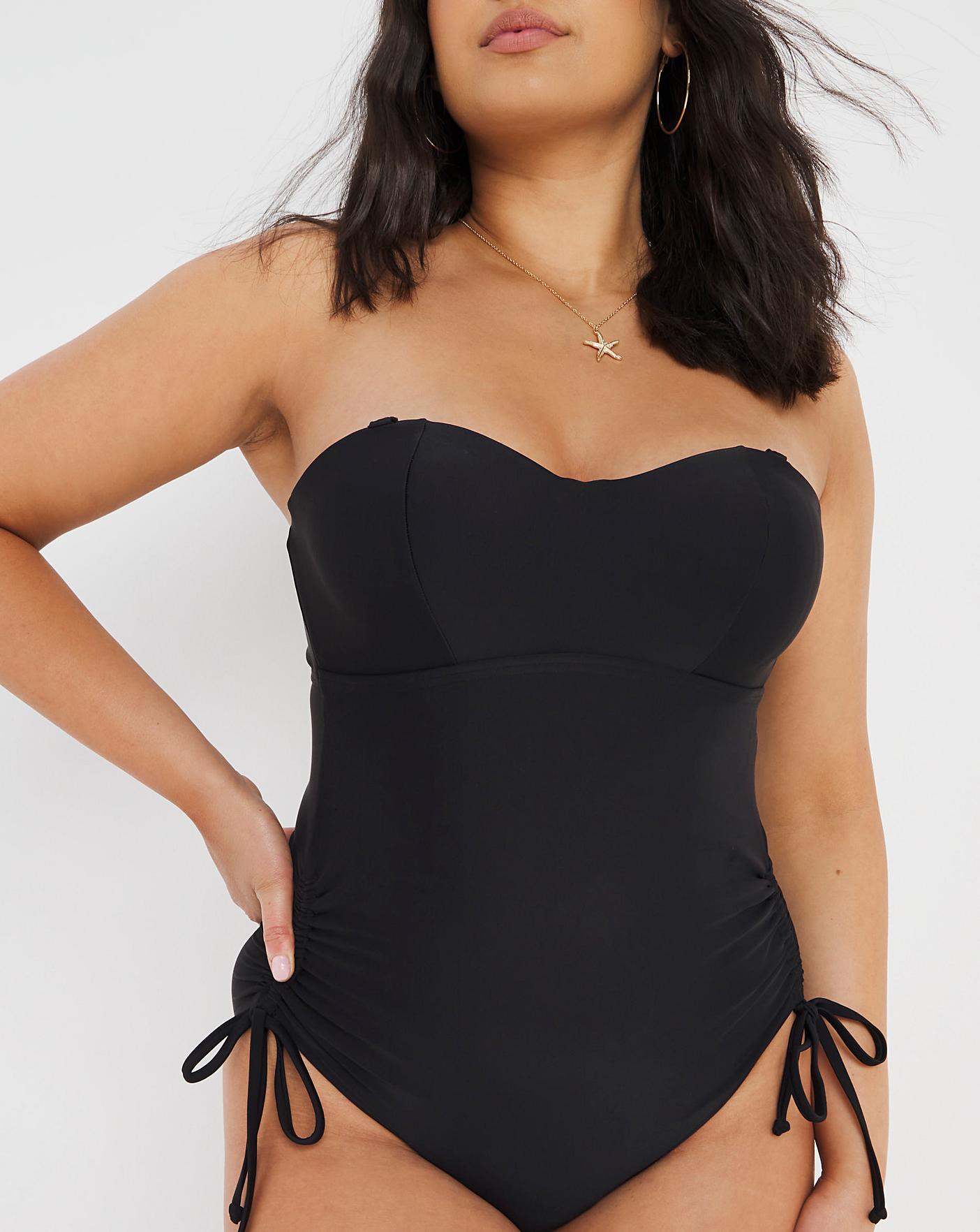 Rene Bandeau Tummy Control Tankini Top