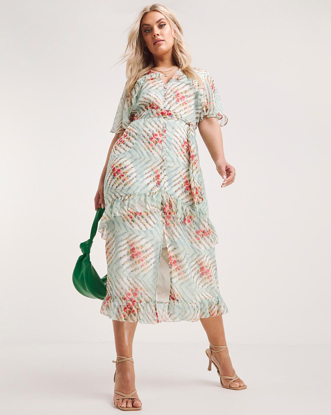 Hope Ivy Lotta Floral Maxi Dress Fashion World