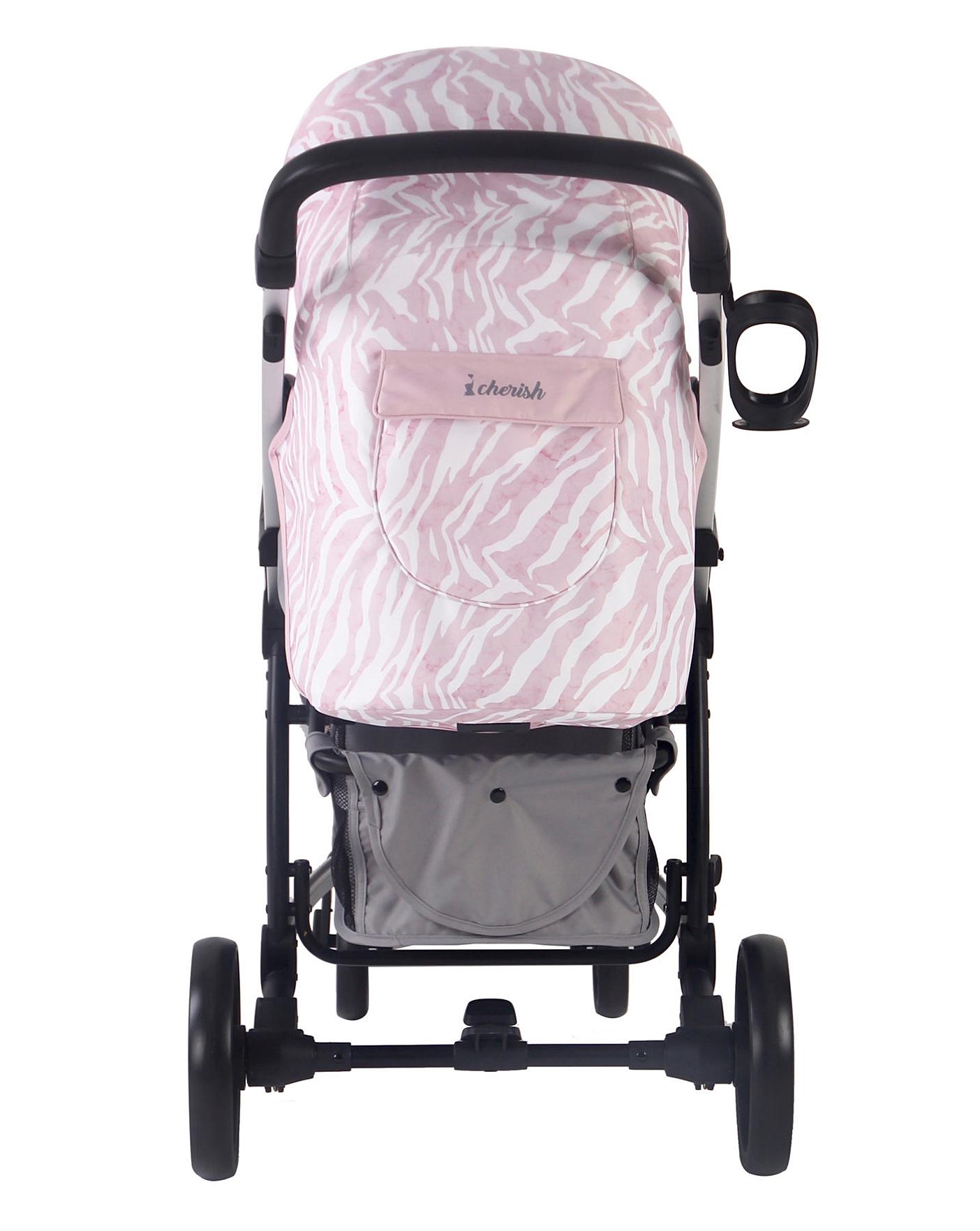 my babiie dinosaur stroller pink