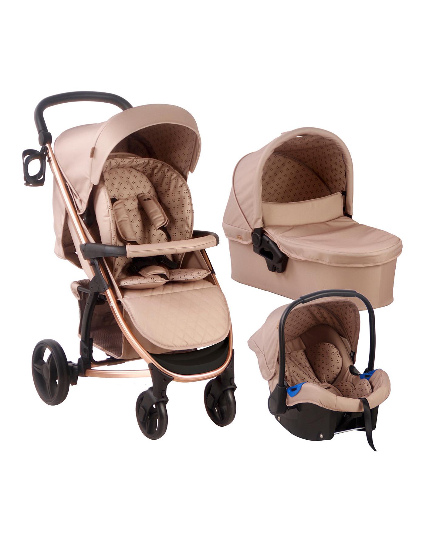 sam faiers double pram