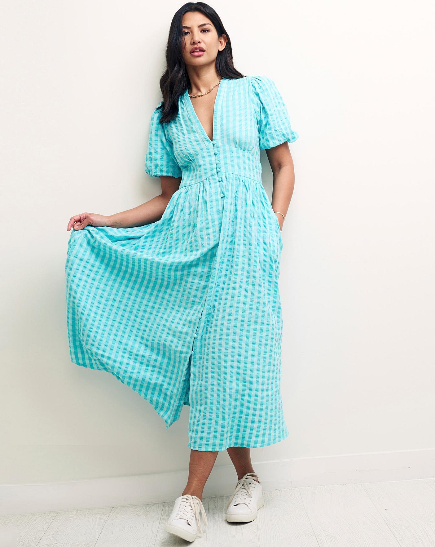 Midi 2025 gingham dress