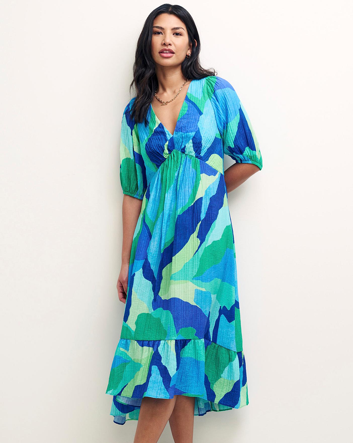 Nobody's Child Amy Abstract Midi Dress | J D Williams