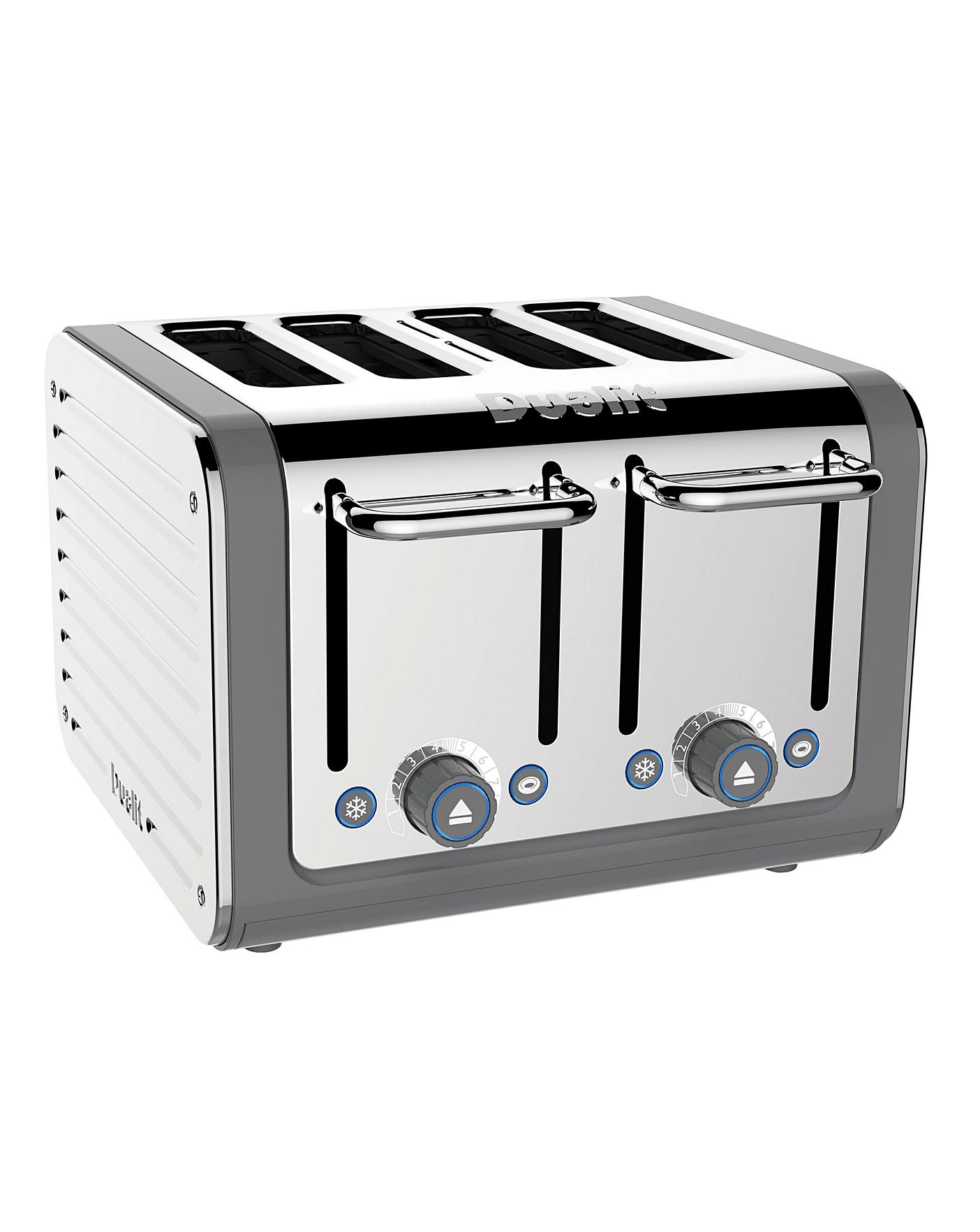 Dualit Architect Grey 4 Slot Toaster J D Williams