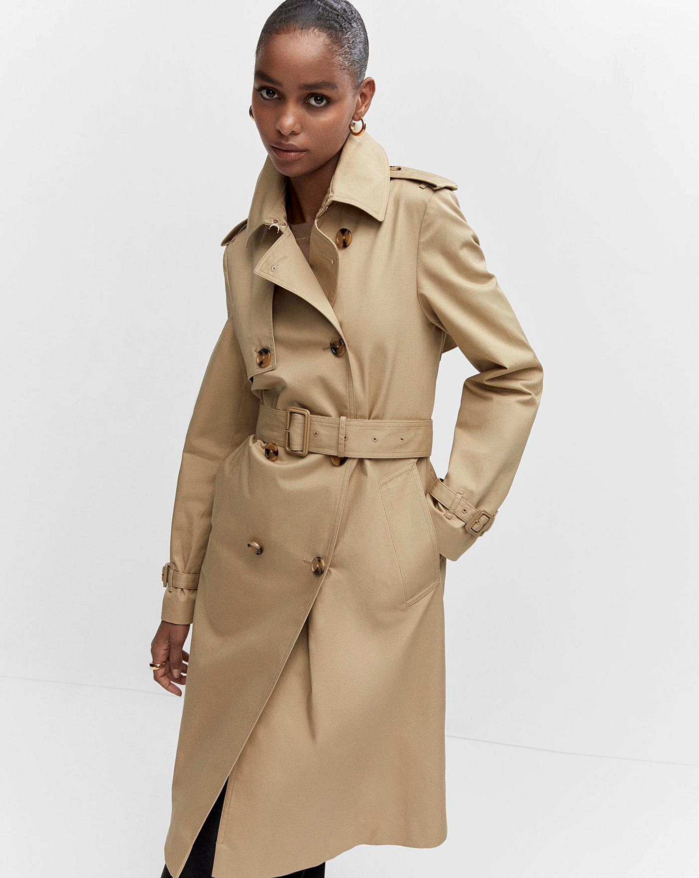 Mango Cotton Trench Coat Oxendales