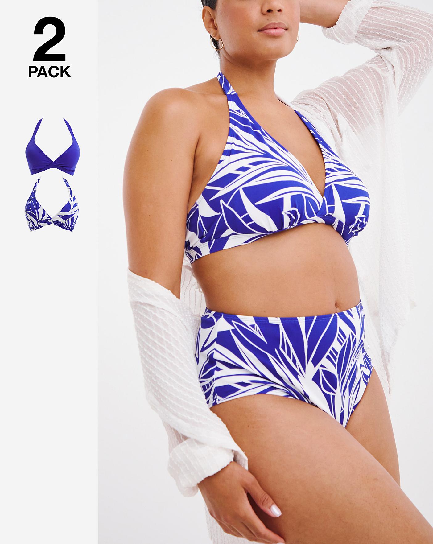 Value 2 Pack Bikini Tops Fashion World