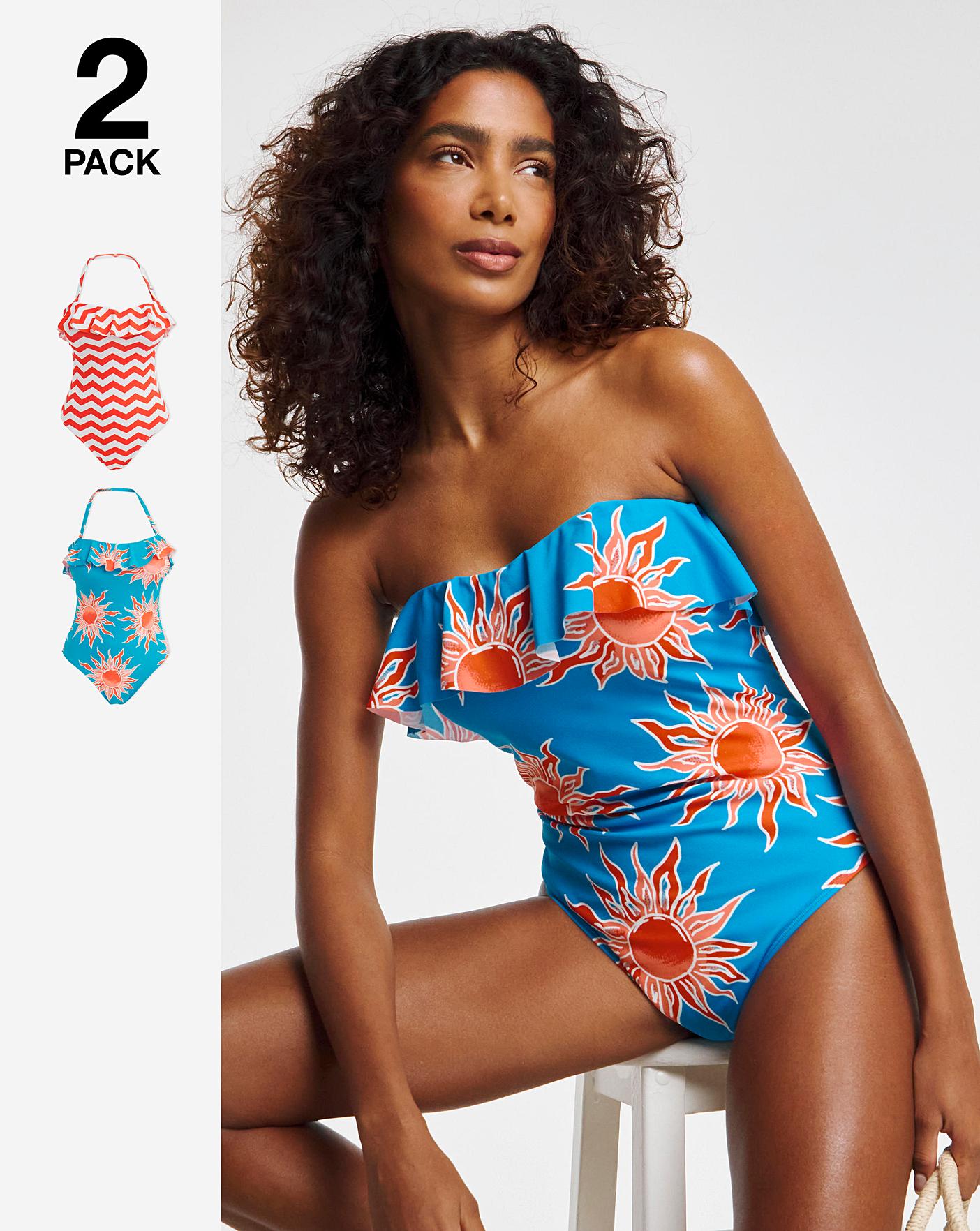 2 piece bandeau swimsuits