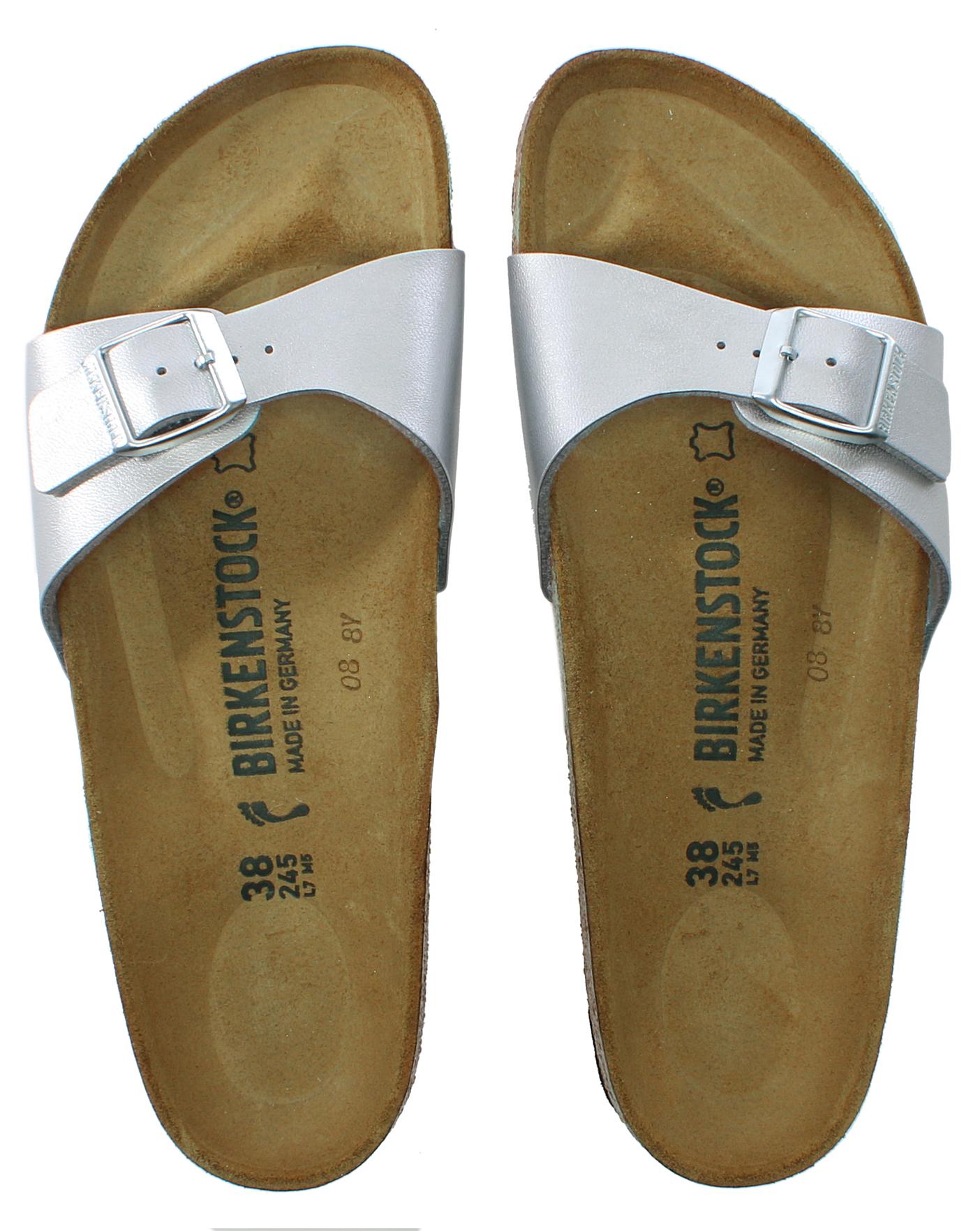 Birkenstock madrid silver top