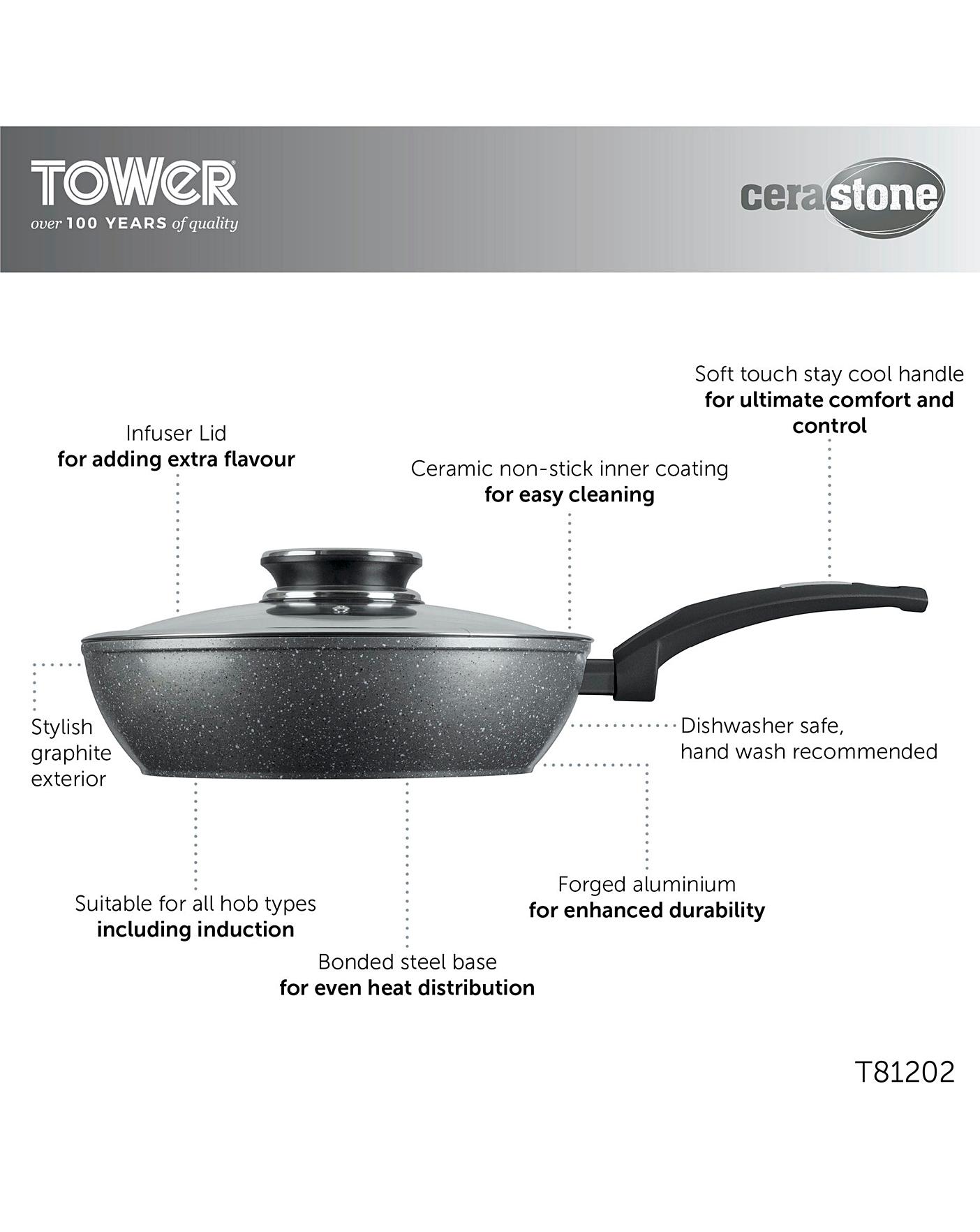 NON STICK WOK IN ALUMINIUM D28-COOKING UTENSIL