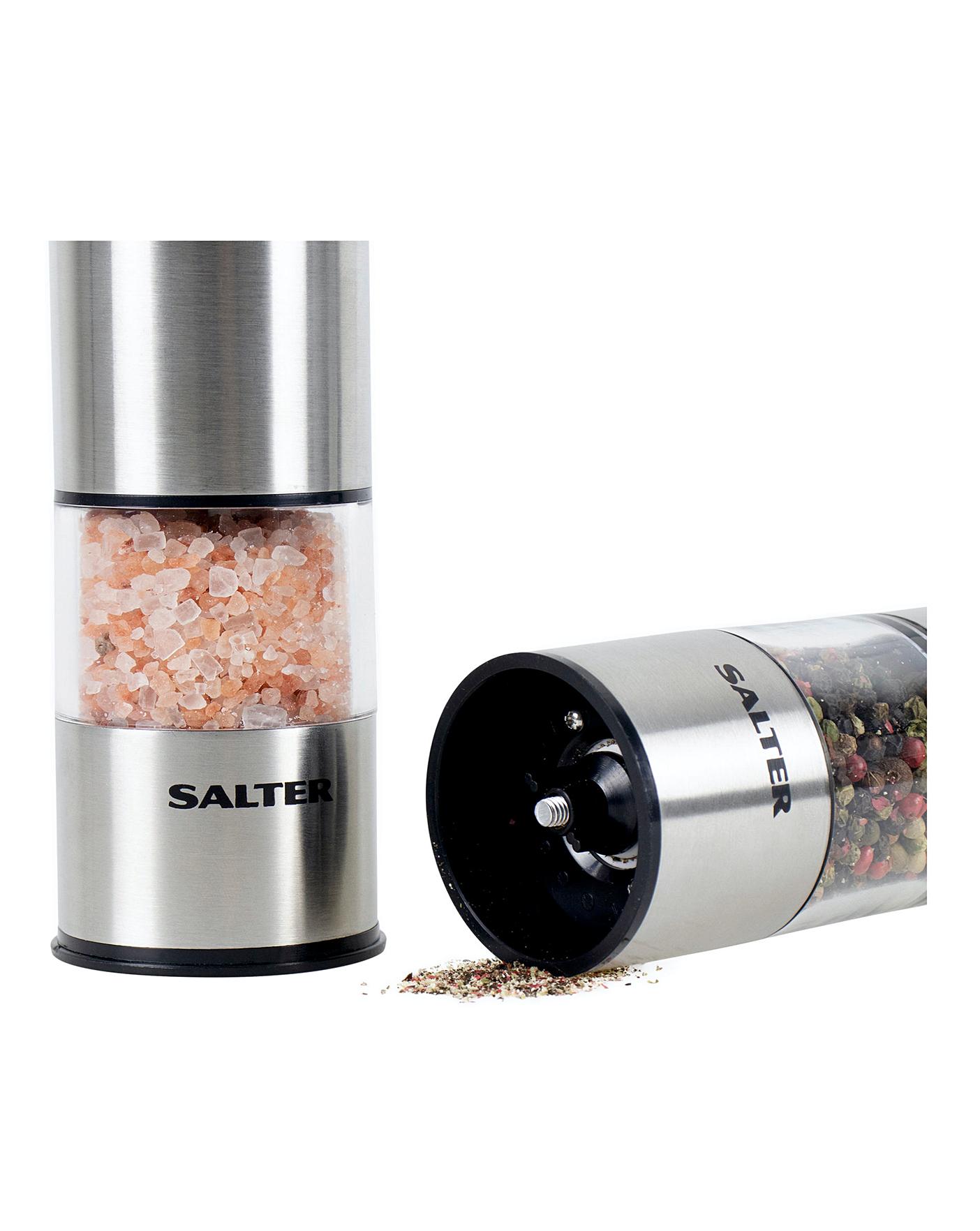 Salter Electric Salt & Pepper Grinder Set