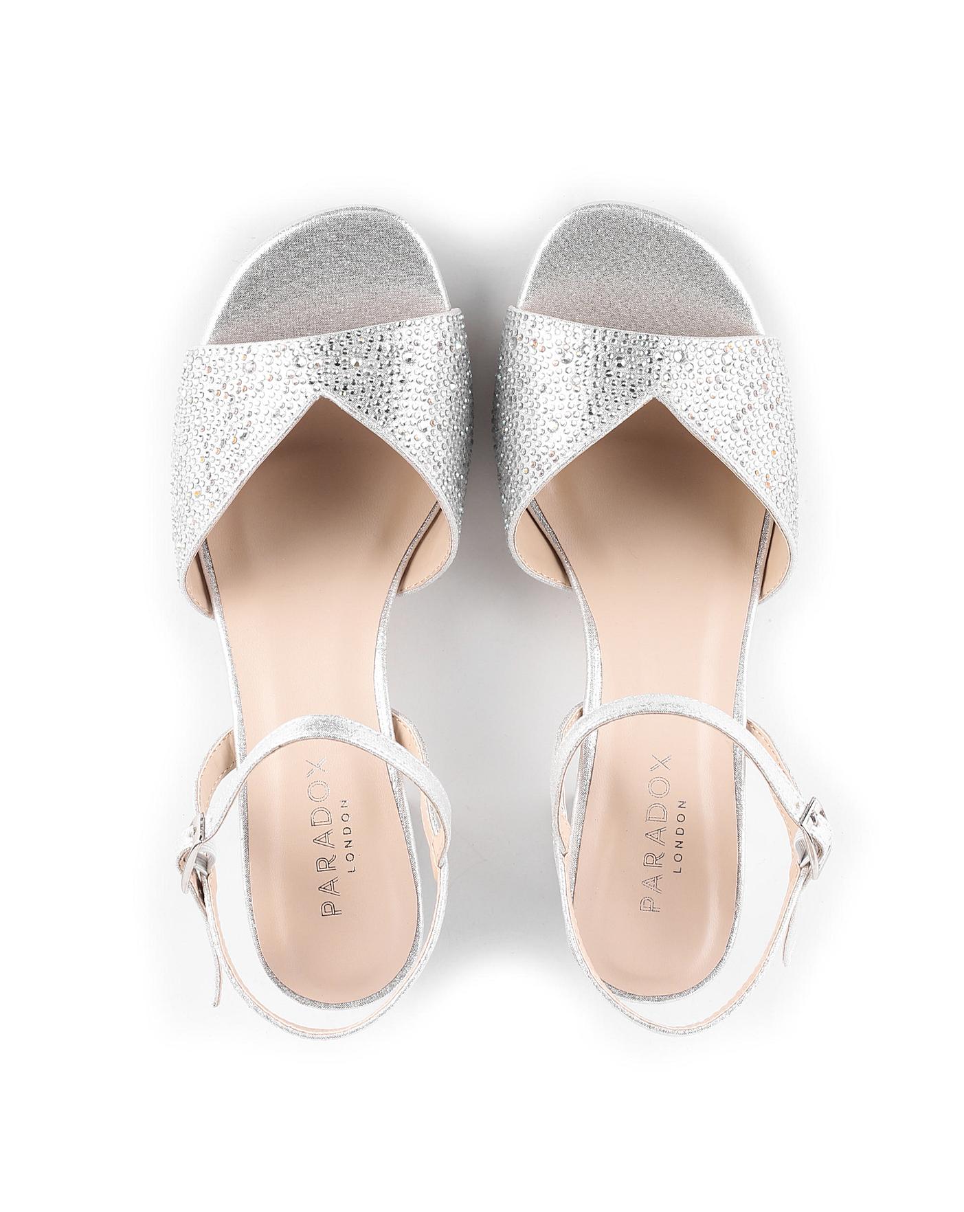 Oxendales silver alterable shoes