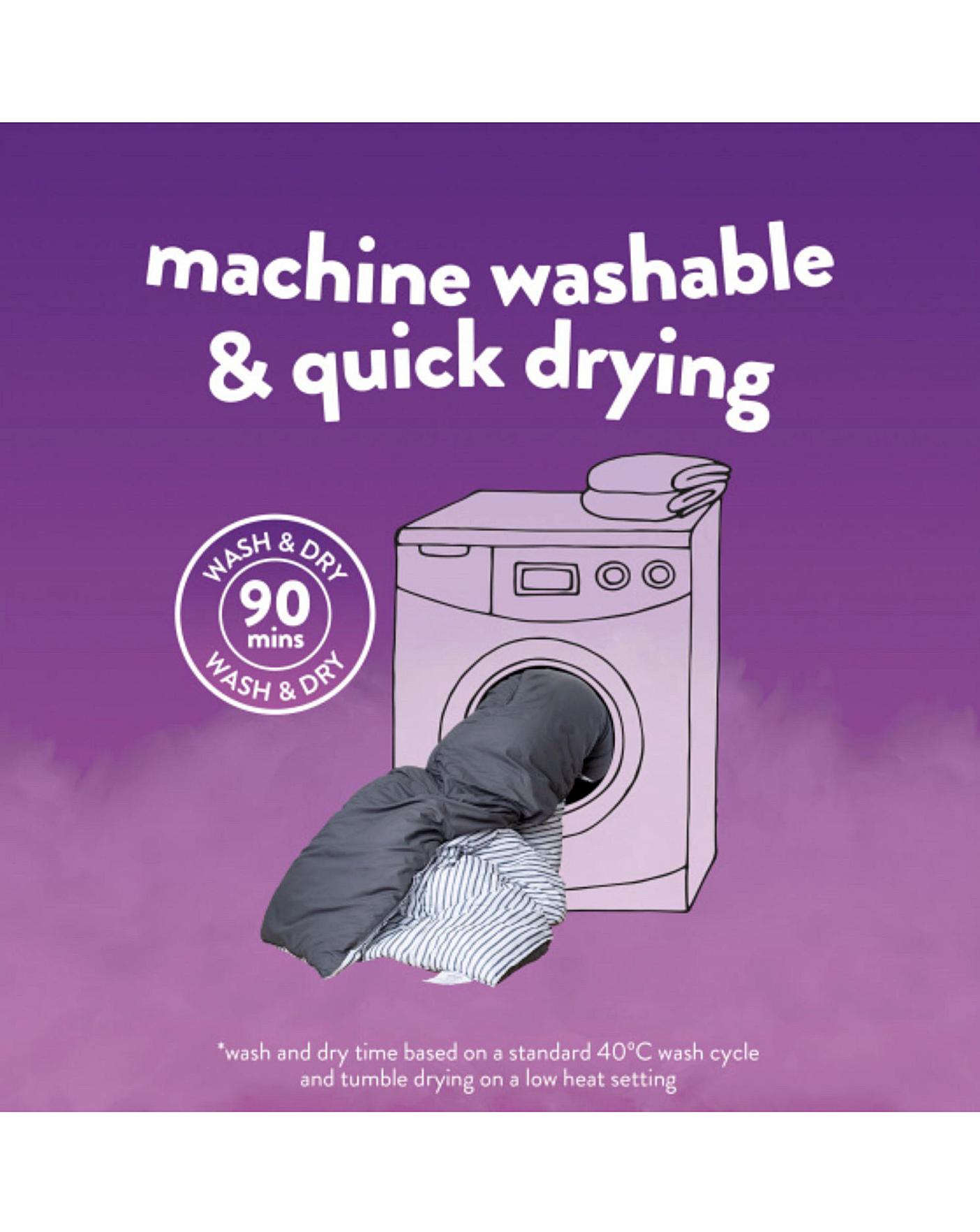 Slumberdown Striped Coverless Duvet J D Williams