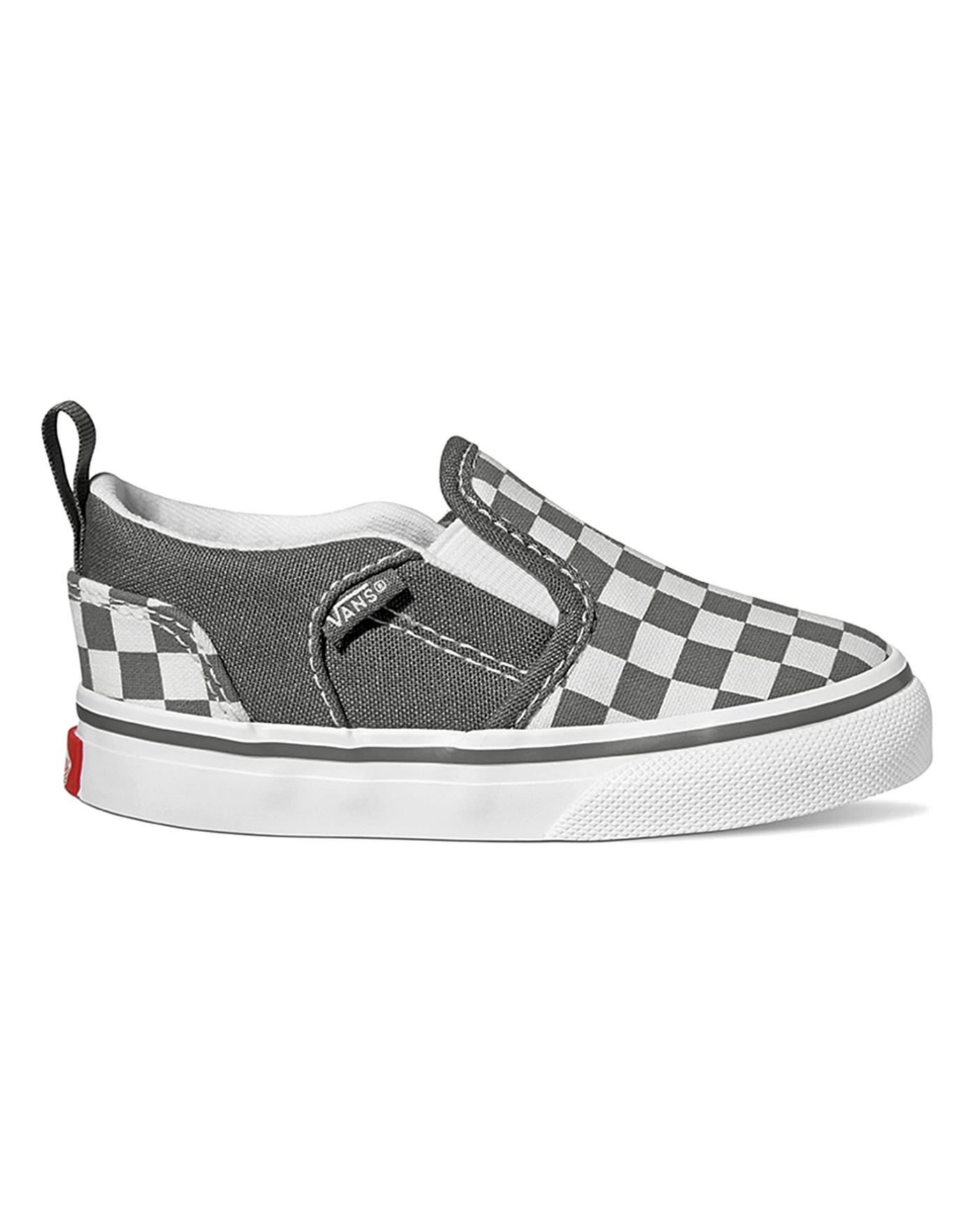 vans asher checkered