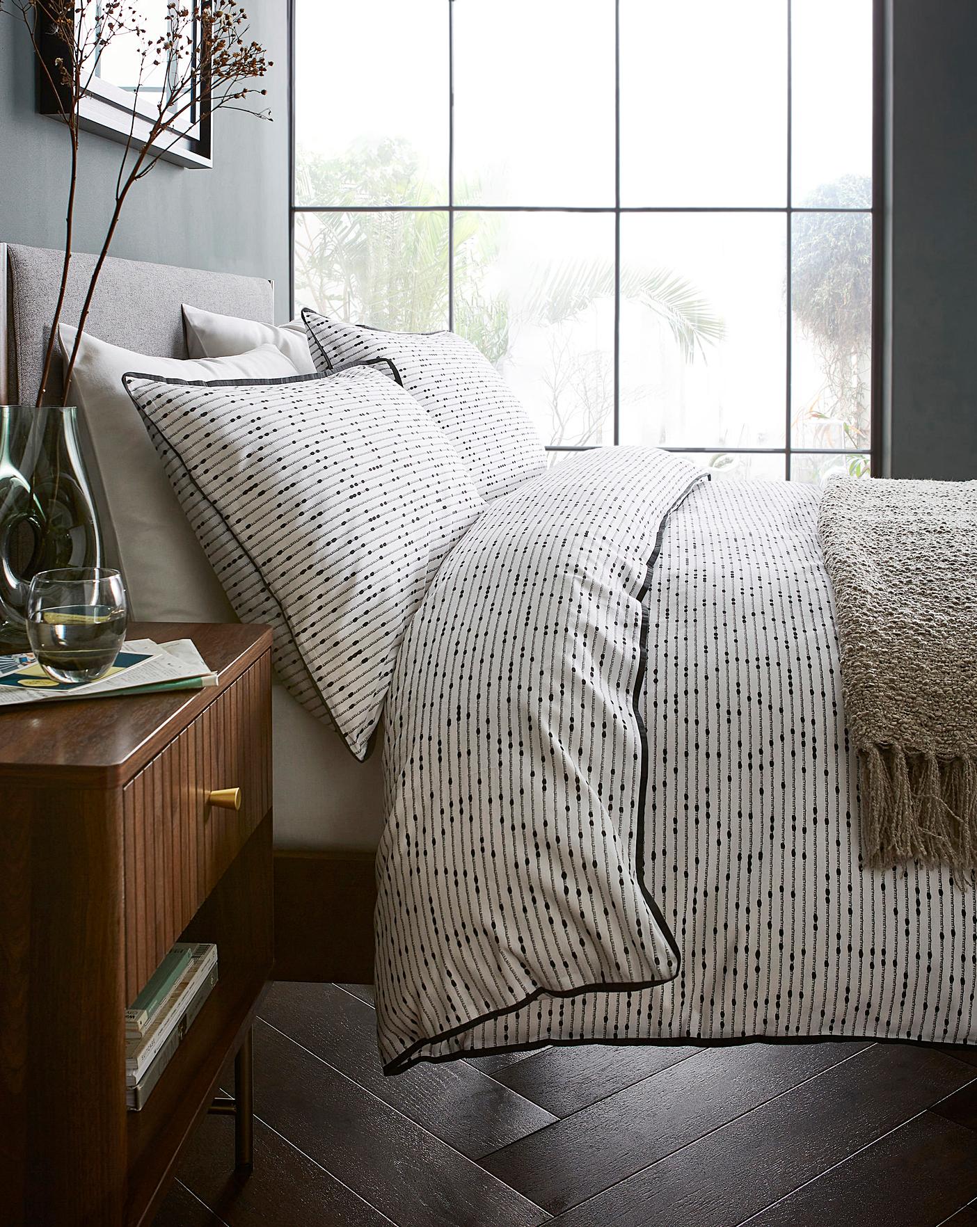 Gray & Osbourn No.6 Stripe Duvet Set J D Williams