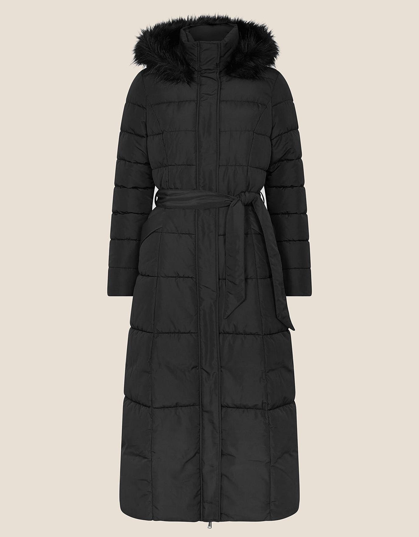 Monsoon Hooded Padded Maxi Coat Marisota